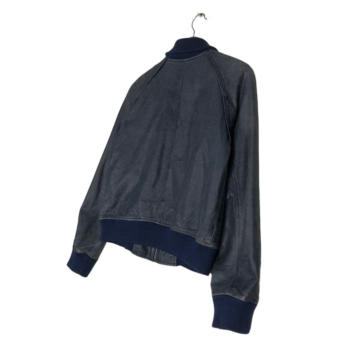 Japanese Brand 🔥BIKER LEATHER JACKET JAPAN MADE INSPIRE ISSEY MIYAKE Size US XS / EU 42 / 0 - 10 Thumbnail