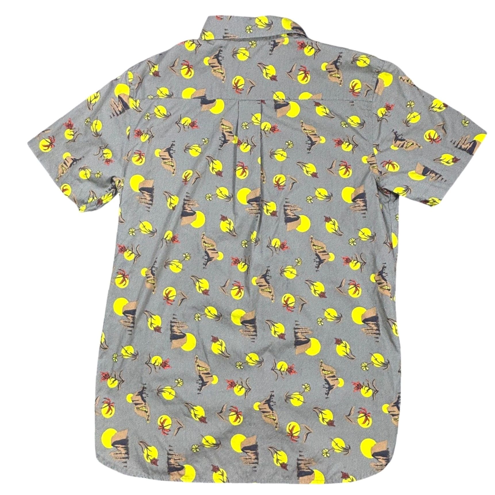 The North Face The North Face Shirt Mens M Green Sun Print Baytrail Short Sleeve Button Up Size US M / EU 48-50 / 2 - 2 Thumbnail