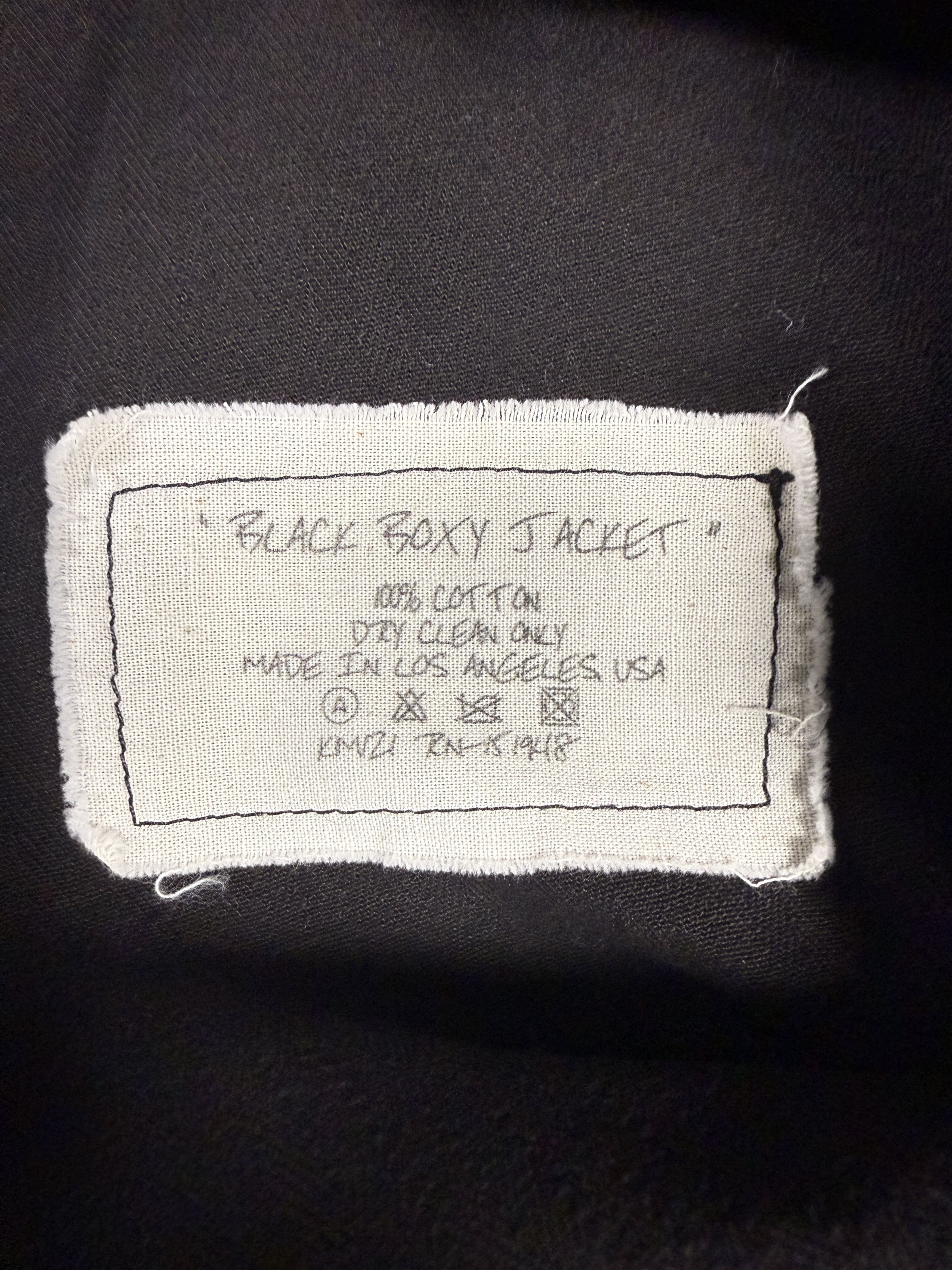 Greg Lauren $850 Greg Lauren Black Boxy Jacket Size US S / EU 44-46 / 1 - 8 Thumbnail
