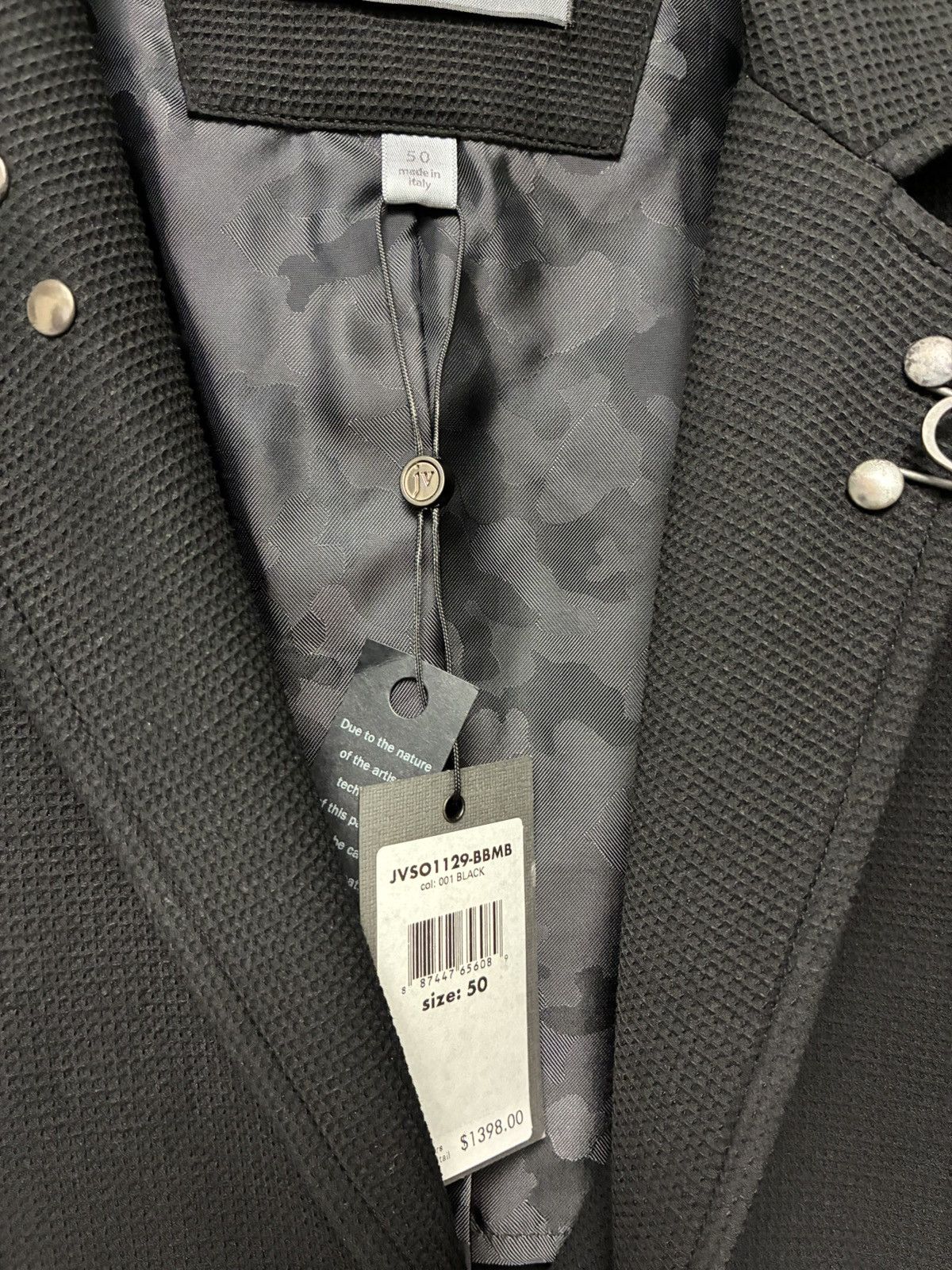 John Varvatos Madison hook and bar Jacket EU 50 USA 40 Size US M / EU 48-50 / 2 - 8 Thumbnail