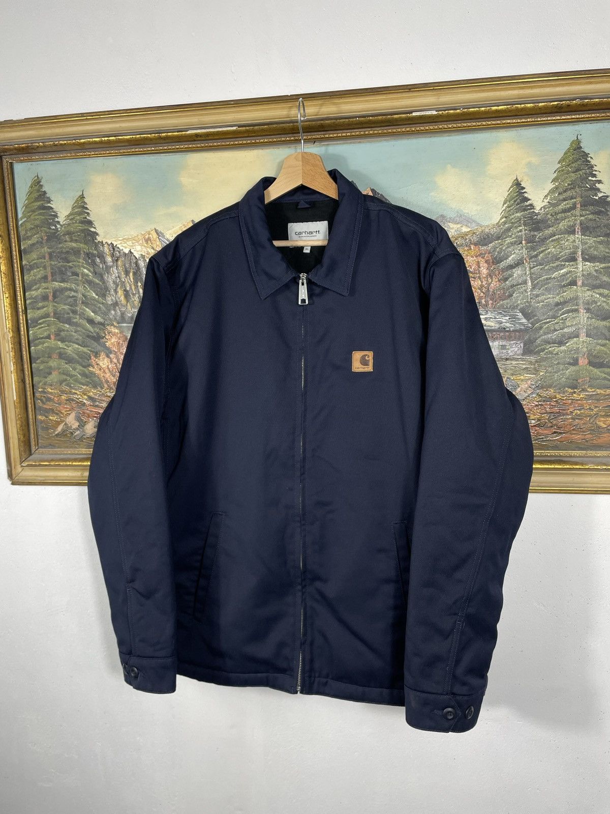 Carhartt × Carhartt Wip Carhartt Detroit Jacket Zip Bomber Baggy Loose Workers Size US XL / EU 56 / 4 - 3 Thumbnail