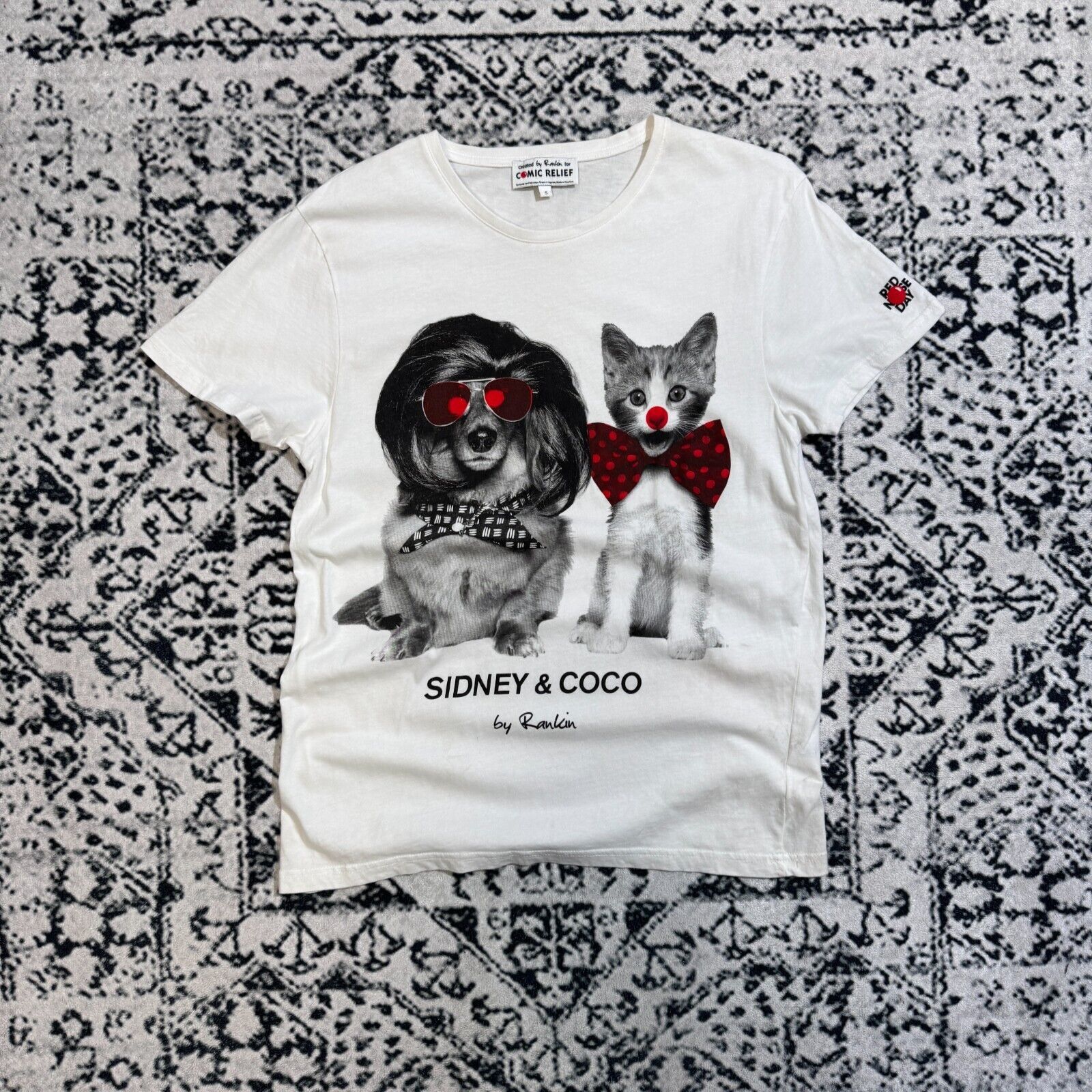 Stella McCartney × Vintage Vintage Stella McCartney Unisex White Cotton TShirt Size S Size US S / EU 44-46 / 1 - 1 Thumbnail