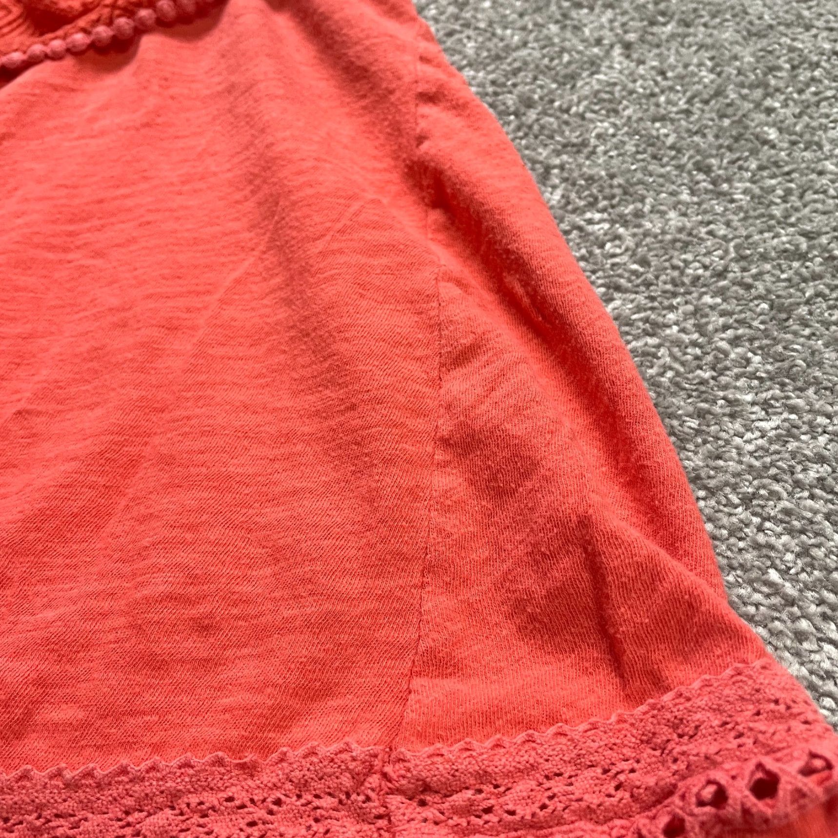 Vintage VINTAGE Lane Bryant Women's Blouse 18 Plus Off Shoulder Crocheted Cotton Casual Top Summer Womens Size XXL / US 16-18 / IT 52-54 - 3 Thumbnail
