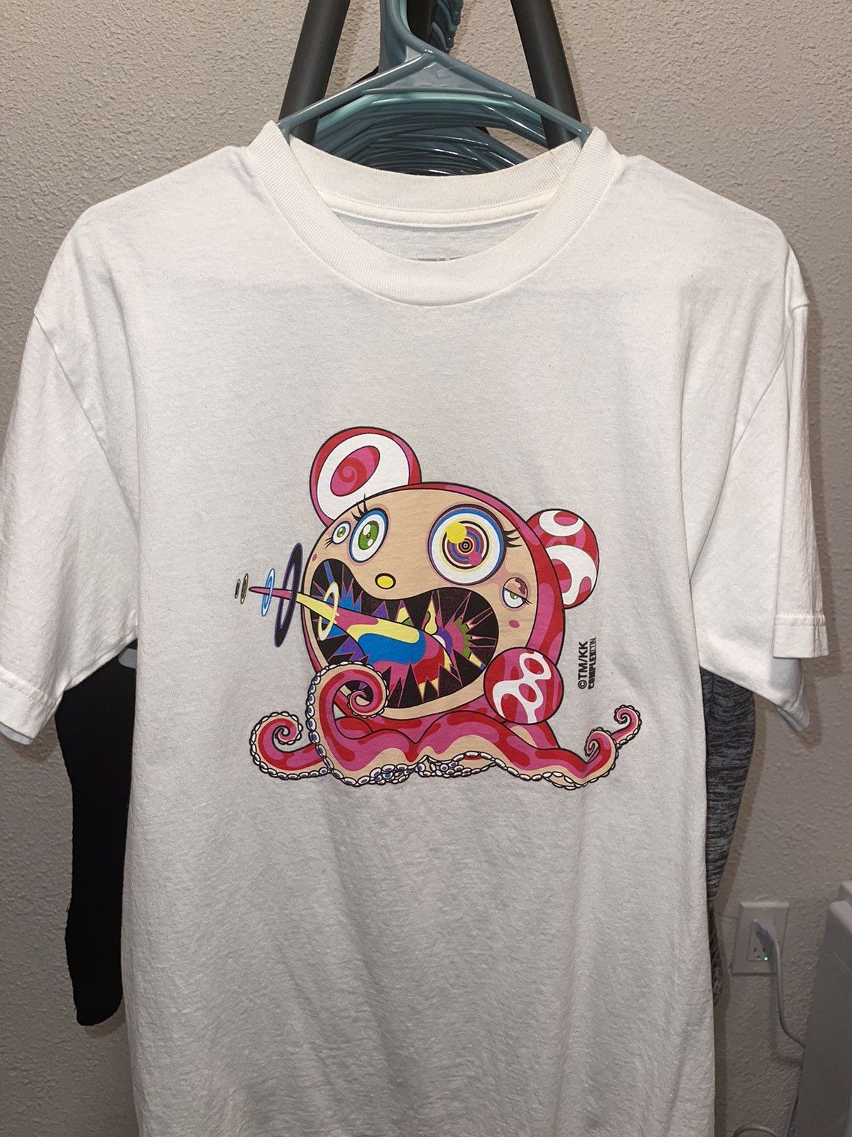 image of 2017 Takashi Murakami Complexcon T Shirt in White, Men's (Size Medium)
