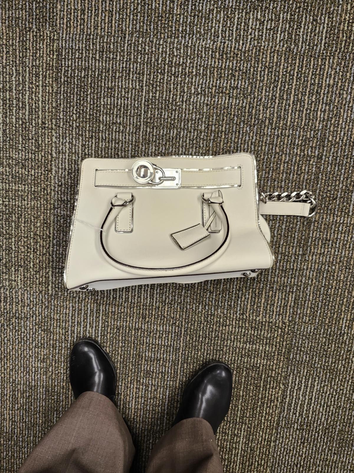 Michael Kors white shoulder bag