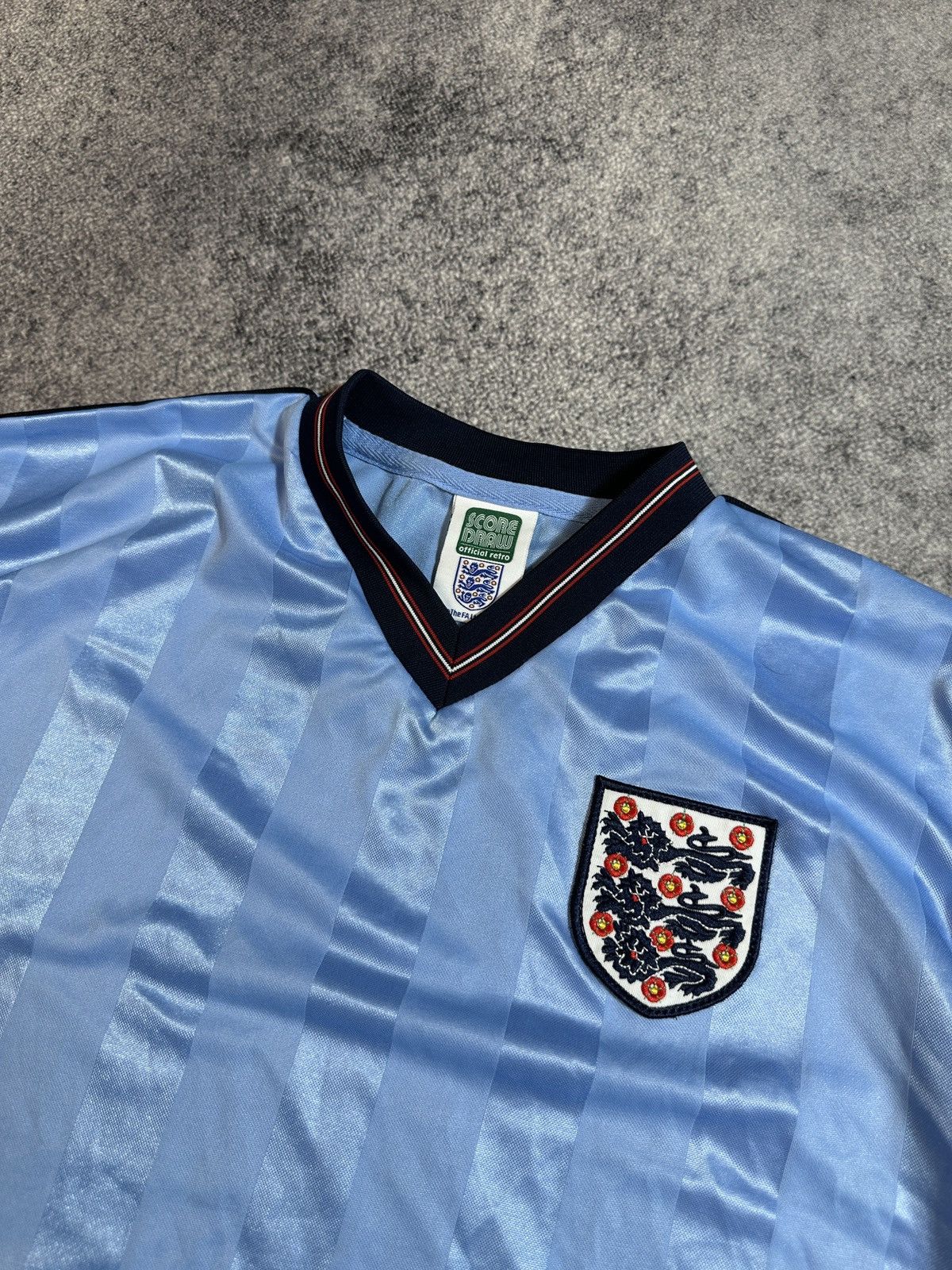 Vintage Vintage England Soccer Jersey Blokecore Rare Style L VTg Size US L / EU 52-54 / 3 - 2 Thumbnail
