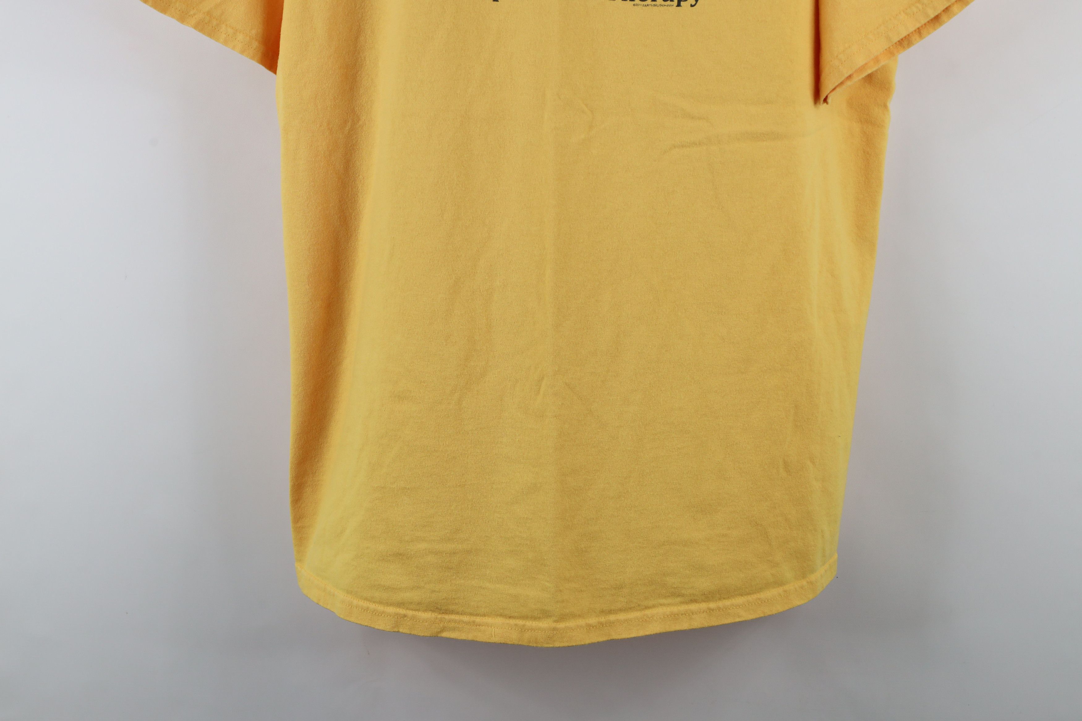 Vintage Vintage Y2K Streetwear Gardening Cheaper Therapy T-Shirt Size XL / US 12-14 / IT 48-50 - 3 Thumbnail