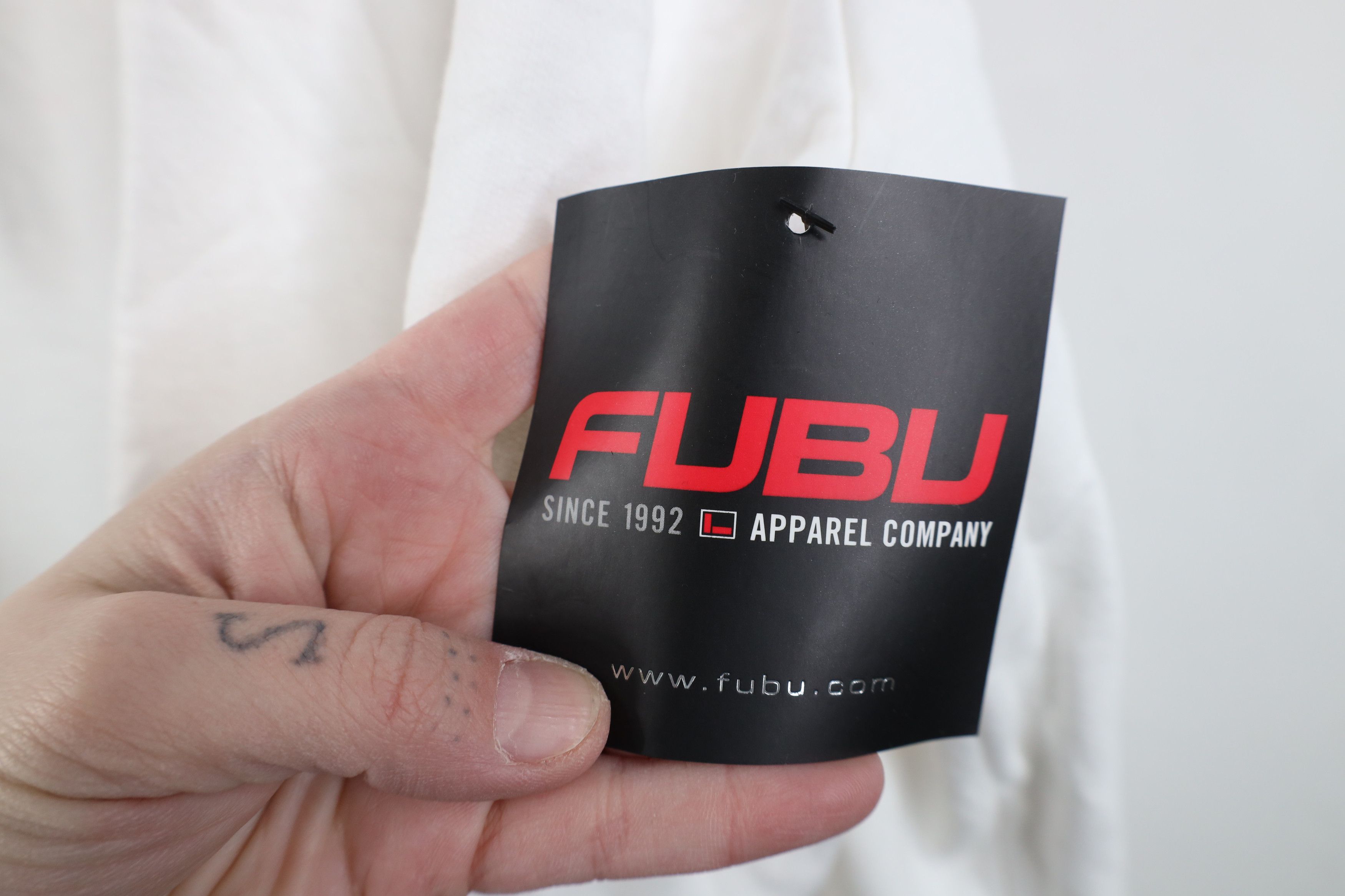 Fubu Deadstock Vintage Y2K FUBU Hip Hop Hoodie Sweatshirt White Size US XXL / EU 58 / 5 - 8 Thumbnail