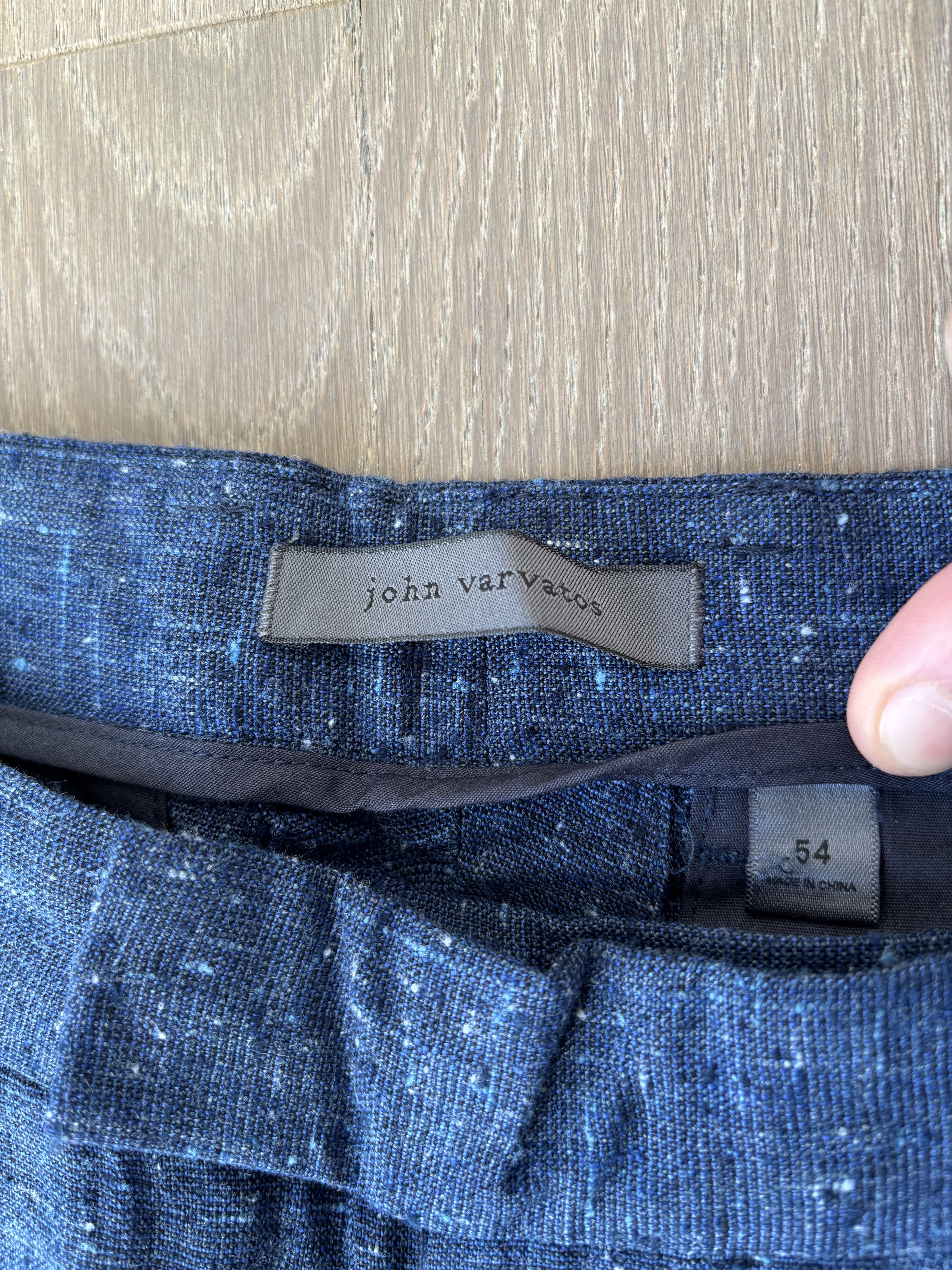 John Varvatos John Varvatos - Deep Blue Mercer Pants Size US 38 / EU 54 - 3 Thumbnail