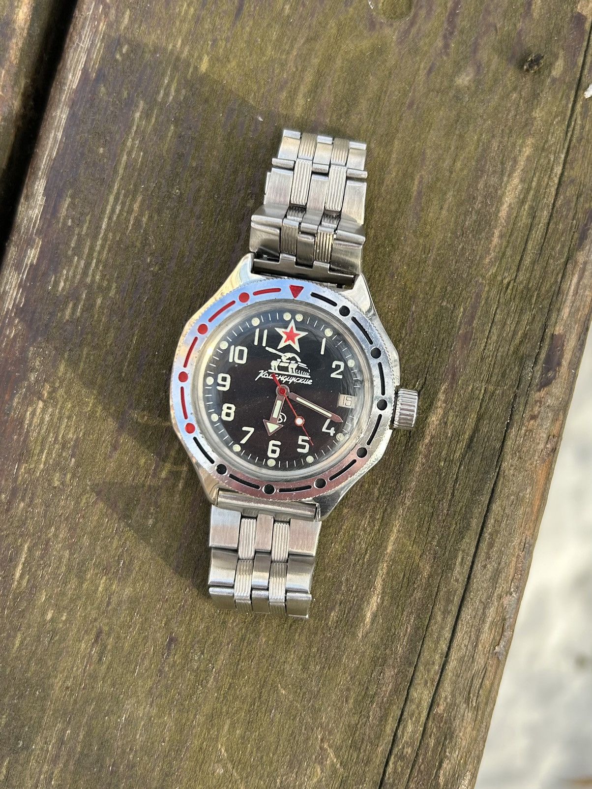 Vintage Vintage Watch Soviet USSR Mechanical Wostok Tank 1980’s Size ONE SIZE - 15 Thumbnail