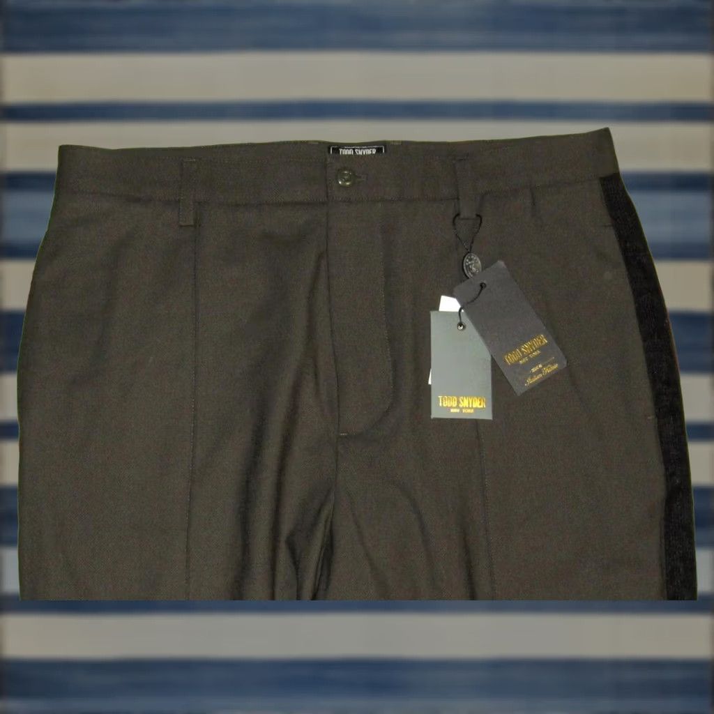Todd Snyder Todd Snyder Wool Olive Pintuck Trousers Dress Pants 36 x 28 NWT Men Size US 36 / EU 52 - 1 Thumbnail