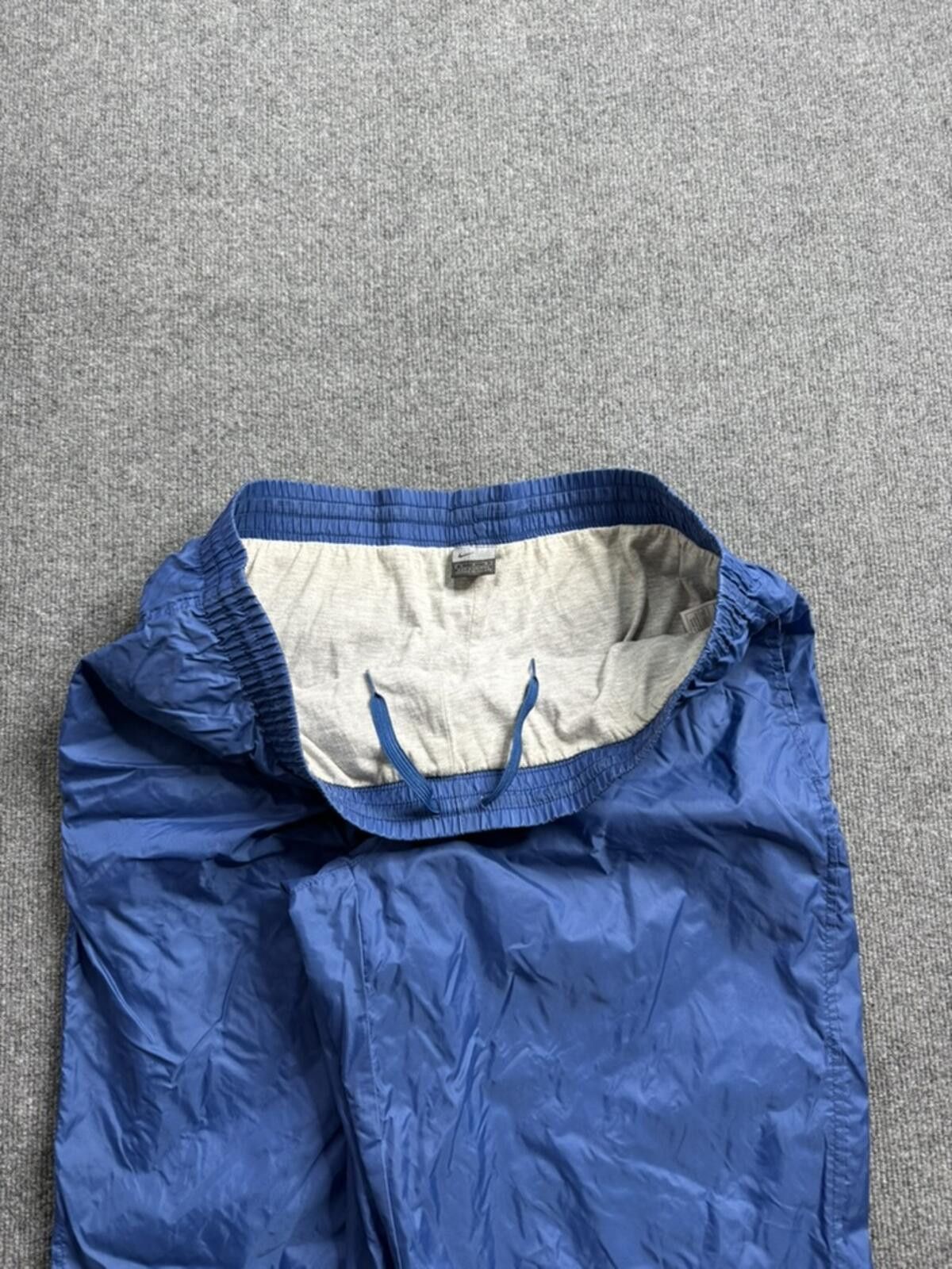 Nike Y2K Nike Baggy Wide Leg Nylon Insulated Trackpants Blue L Size US 34 / EU 50 - 4 Thumbnail