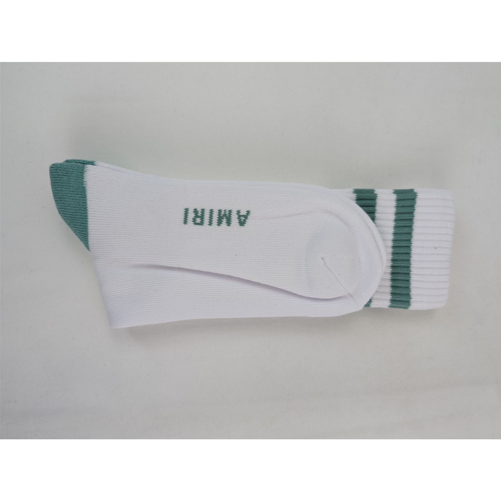 Amiri o1rshd1 Q:2 / Size: 45-46 / MA Stripe Socks White / Seacrest Size ONE SIZE - 7 Thumbnail