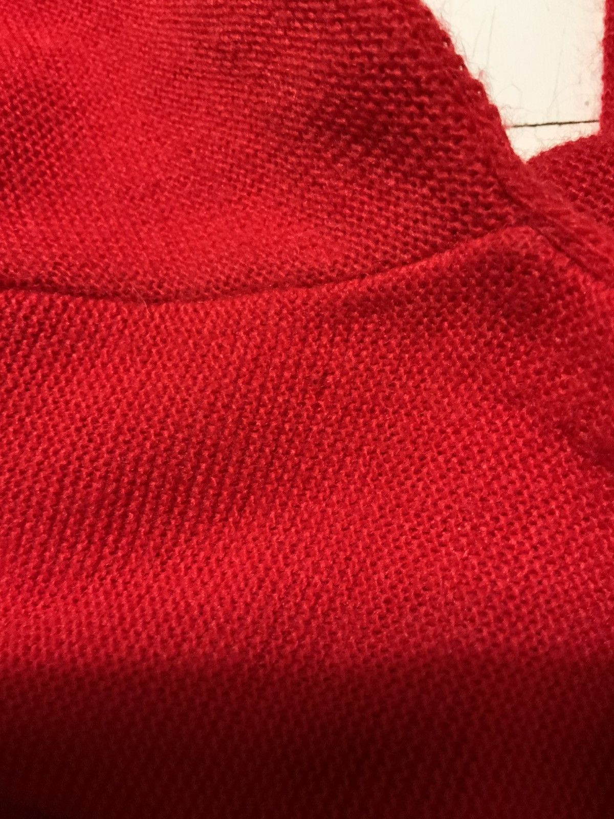 Other Vintage 70s 80s Pine State Red Acrylic Knit Cardigan Sweater Size US XL / EU 56 / 4 - 7 Thumbnail