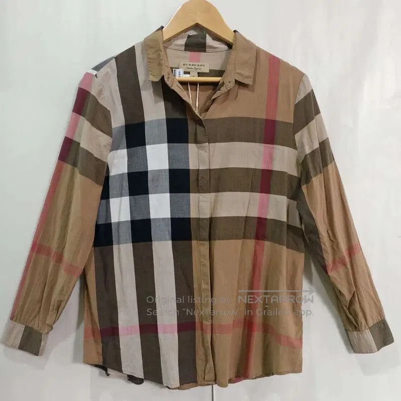 Burberry Burberry Men's Khaki Long Sleeve Shirt. Size US M / EU 48-50 / 2 - 1 Thumbnail