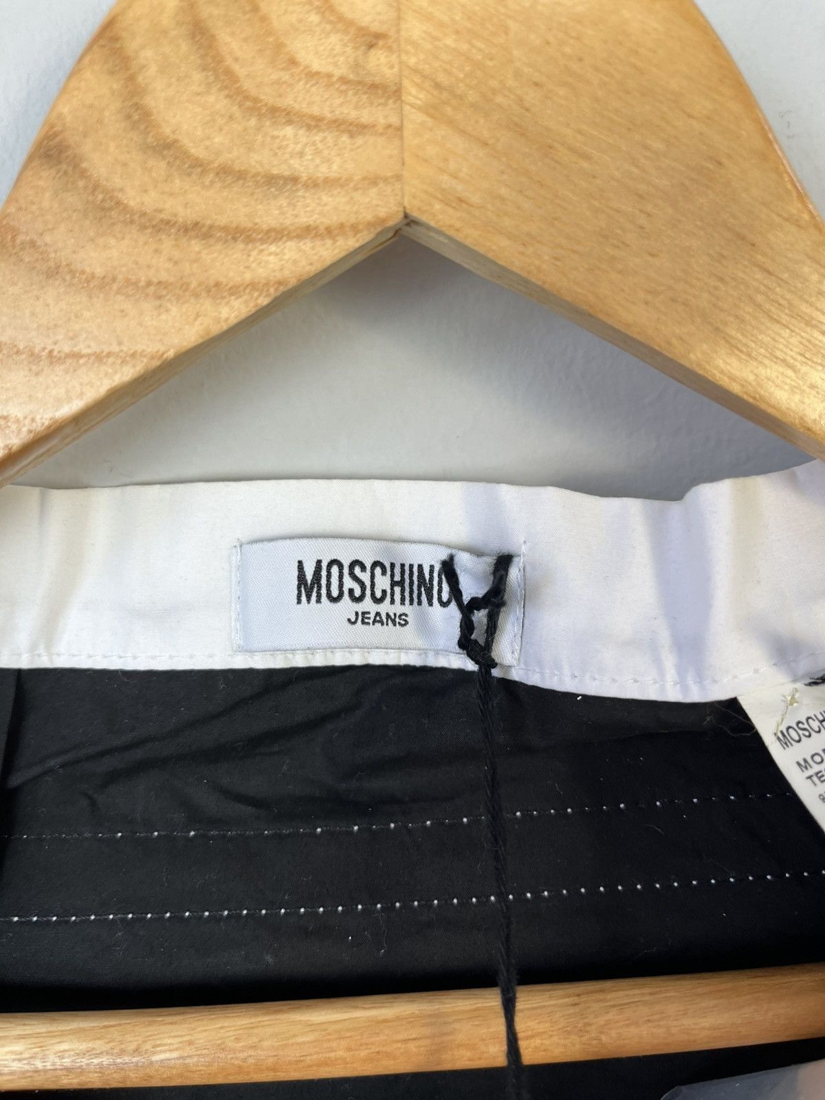 Moschino Moschino Luxury Striped Star Button Cotton Skirt Size 28" / US 6 / IT 42 - 8 Thumbnail
