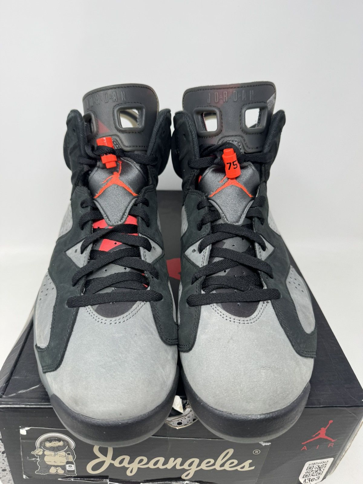 Jordan Brand Nike Air Jordan 6 Retro PSG Iron Grey Size US 13 / EU 46 - 4 Thumbnail