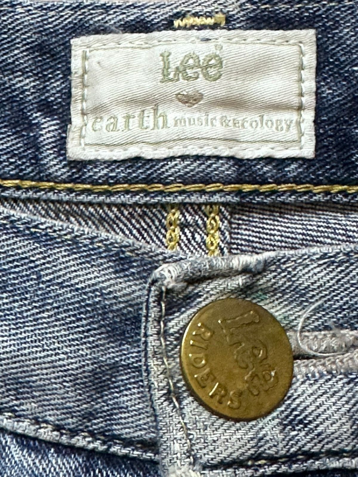 Lee Vintage Lee X Earth Music&Ecology Baggy WidenLeg Skate Denim Size US 29 - 8 Thumbnail