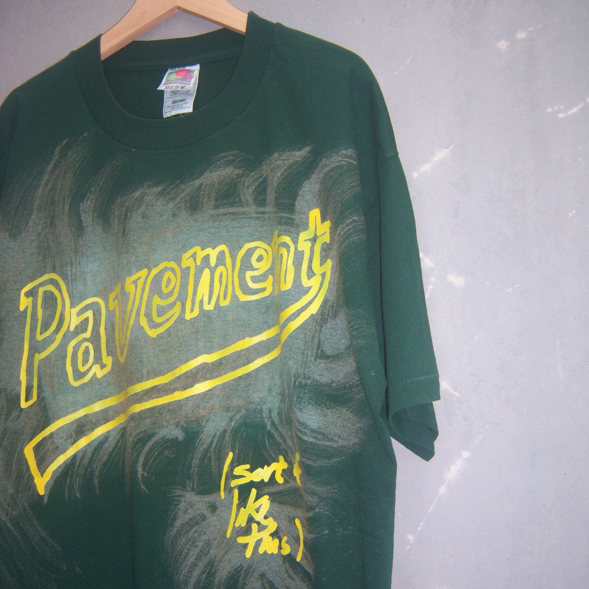 Band Tees × Vintage 90s Pavement Tour Dates T shirt Size US L / EU 52-54 / 3 - 7 Thumbnail
