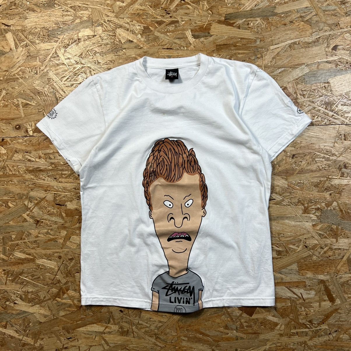 Stussy STUSSY X BEAVIS BUTTHEAD 2011 TSHIRT JERSEY VINTAGE 2000S Size US M / EU 48-50 / 2 - 10 Thumbnail