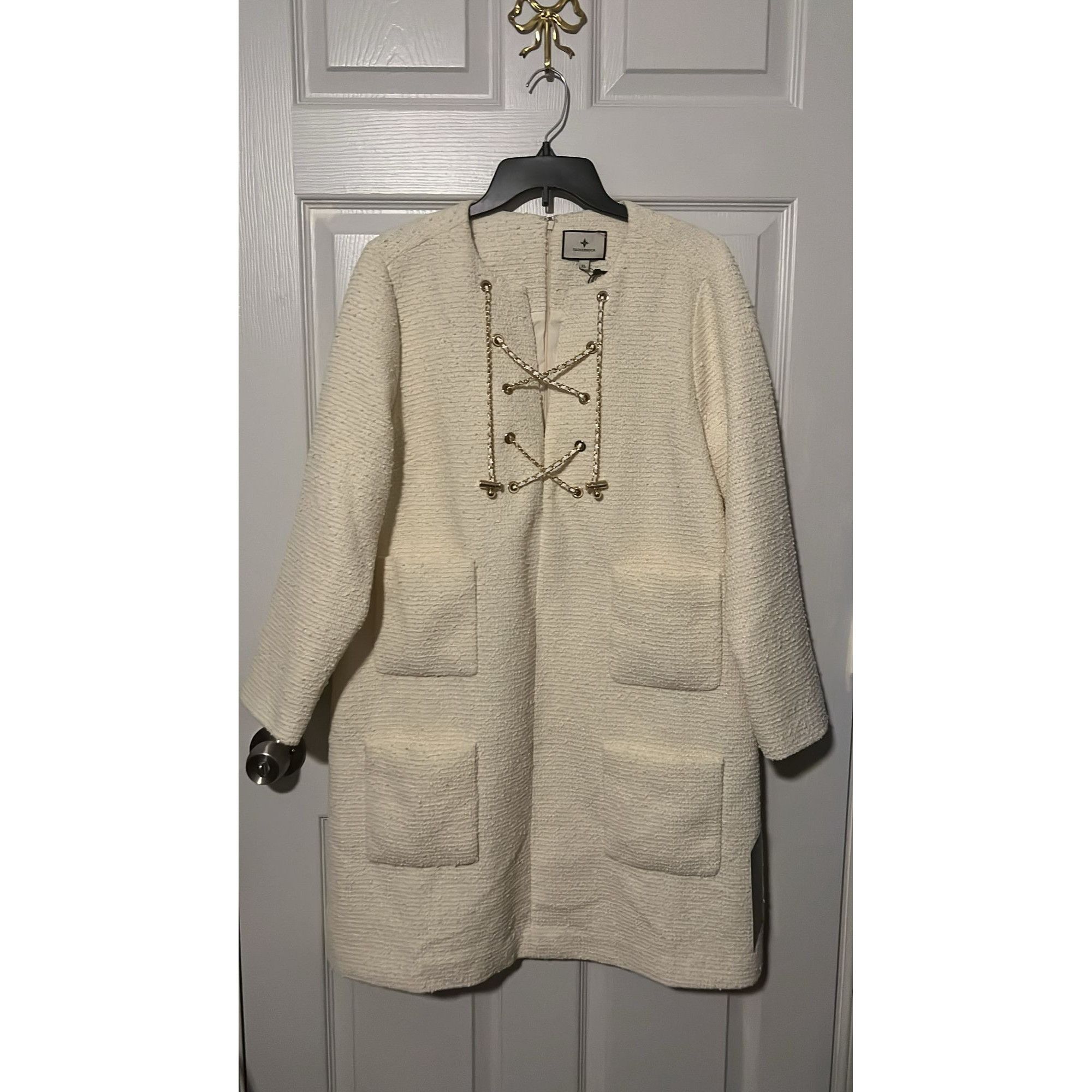 Other TUCKERNUCK Tweed Tide Kelly Dress XL Blanc Mini NWT Size XL / US 12-14 / IT 48-50 - 5 Thumbnail