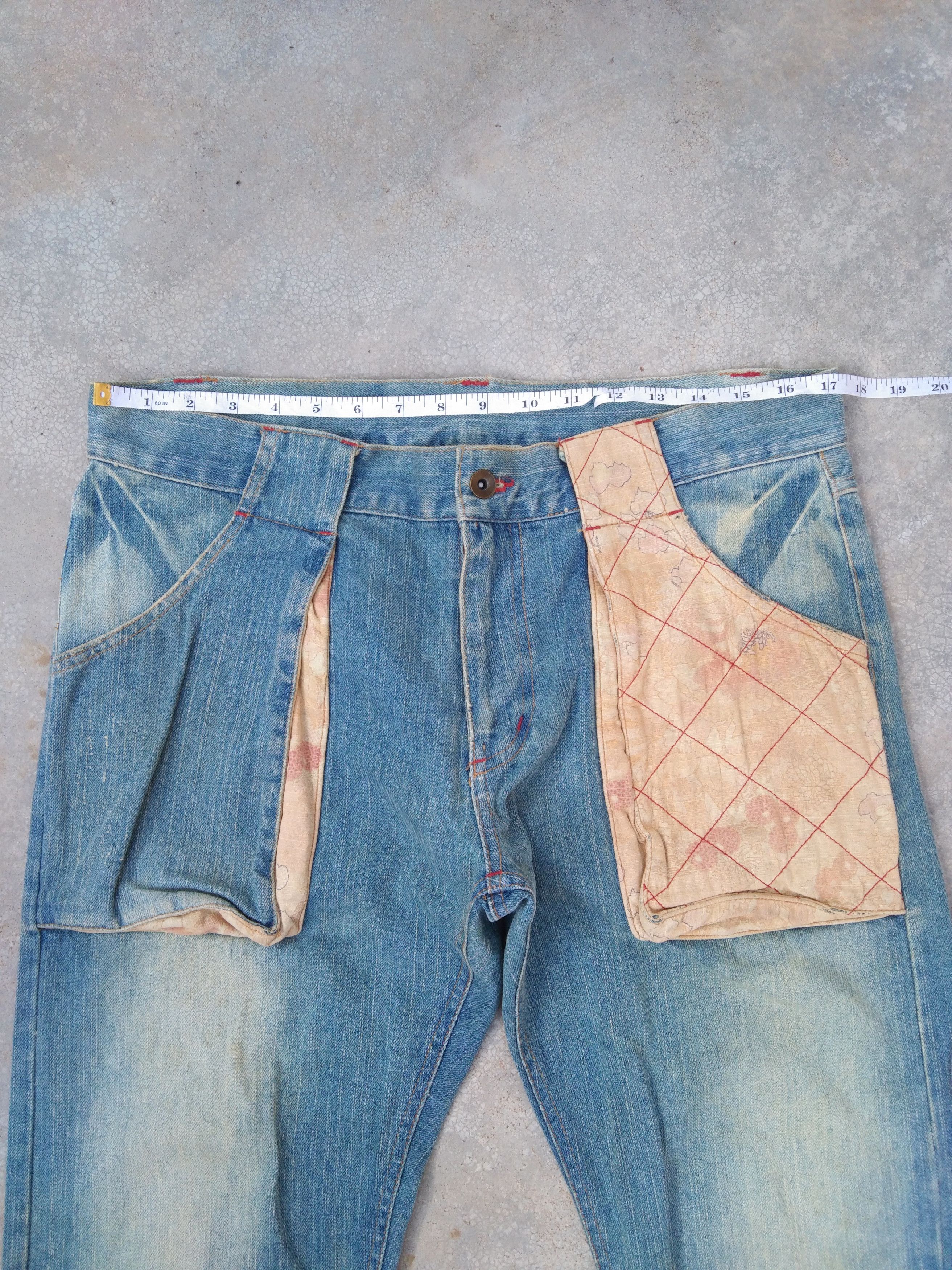 Japanese Brand Vintage Distressed Japanese Retro Straight Leg Jeans 34x34 Size US 34 / EU 50 - 4 Thumbnail