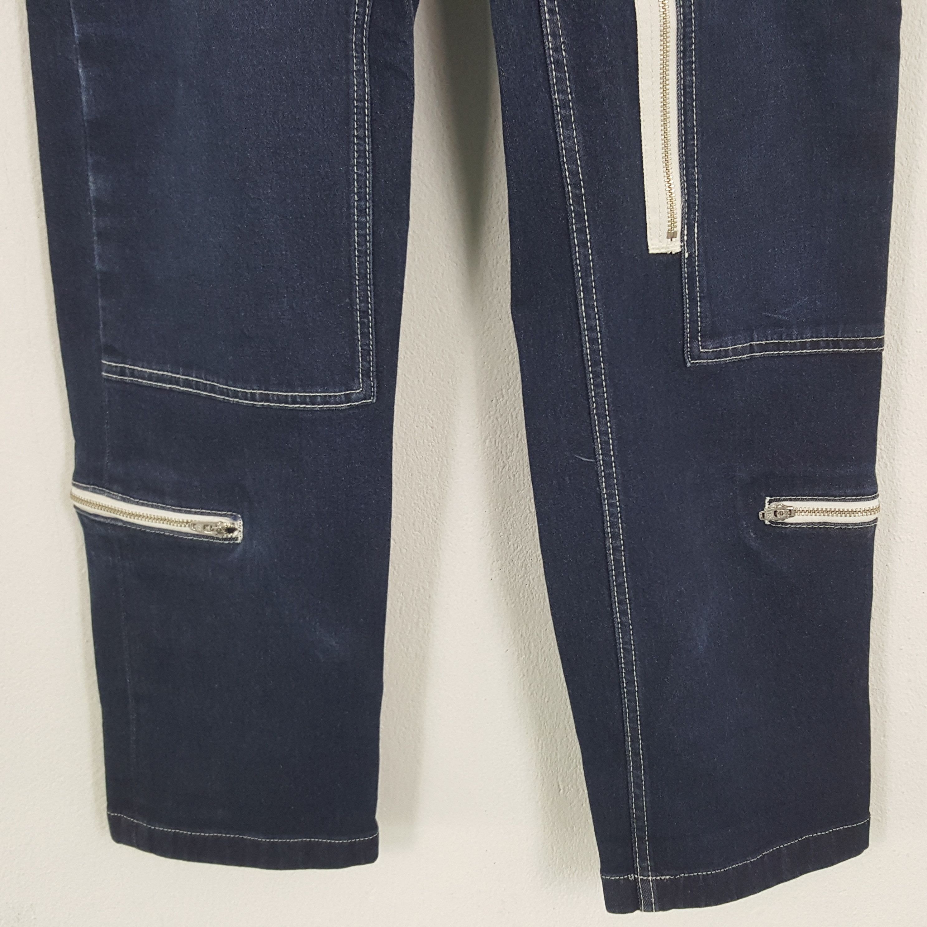 Japanese Brand × Vintage Vintage X-girl Japanese Brand Multi Pocket Denim Jeans Size US 27 - 3 Thumbnail
