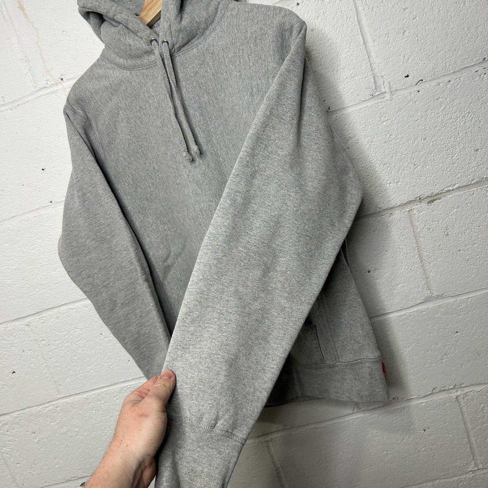 Supreme Supreme Fleece Pullover Blank Hoodie “Heather Grey” Size US M / EU 48-50 / 2 - 11 Thumbnail