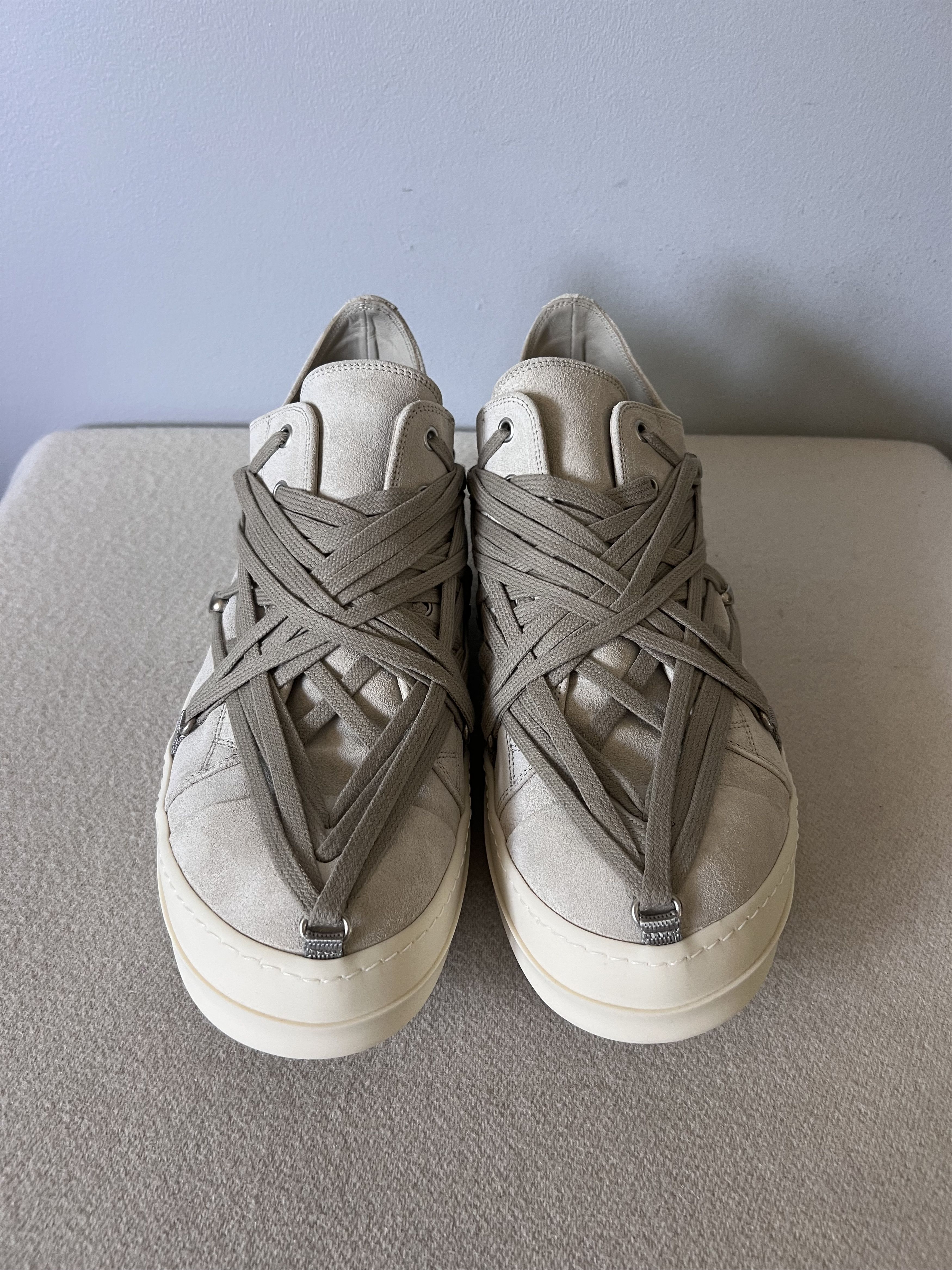Rick Owens Rick Owens Megalace Ramones Low in Dinge Milk Size US 11 / EU 44 - 4 Thumbnail