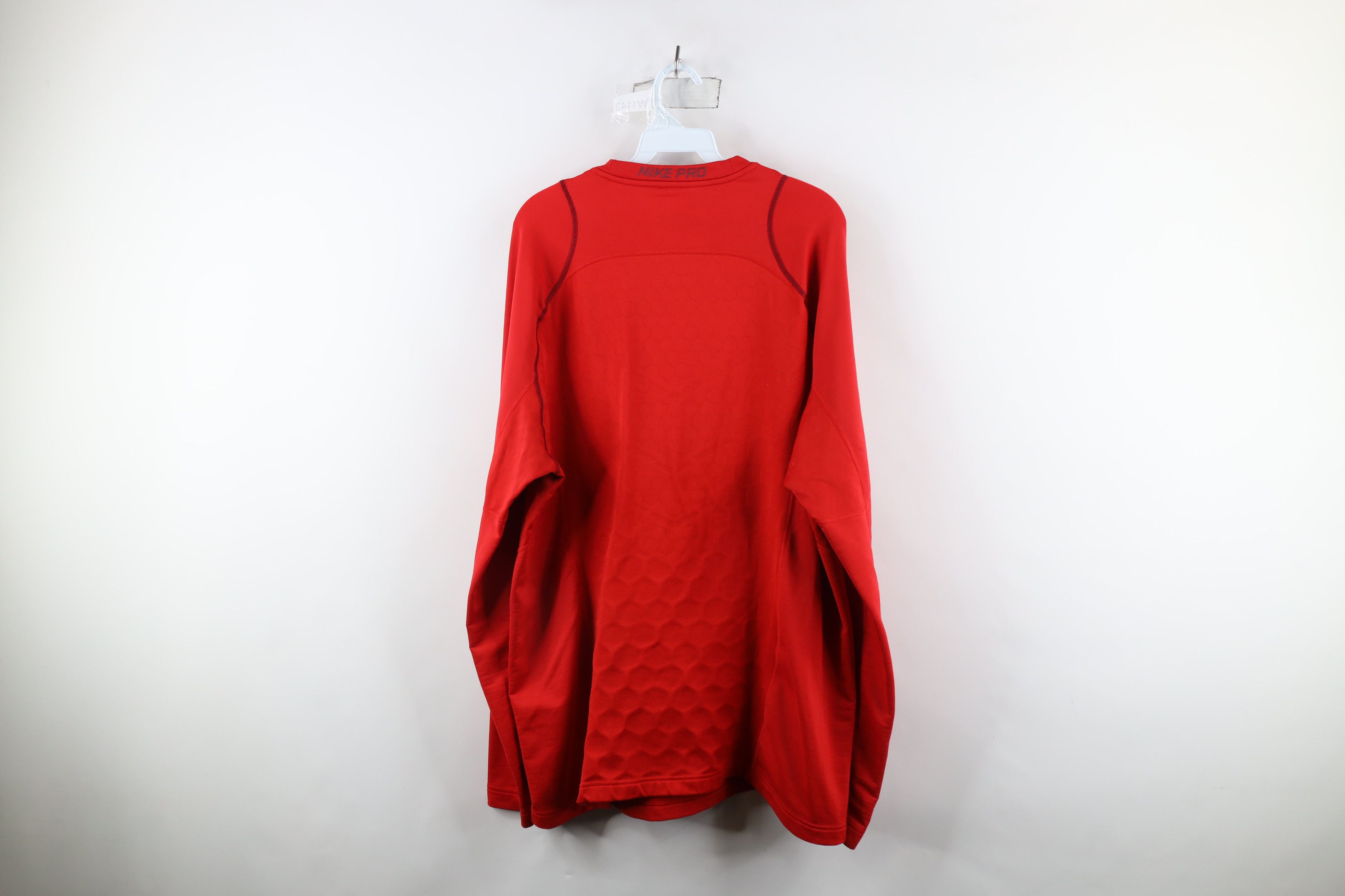 Nike × Vintage Nike Pro Combat Lined Training Outdoor Long Sleeve T-Shirt Size US L / EU 52-54 / 3 - 12 Thumbnail