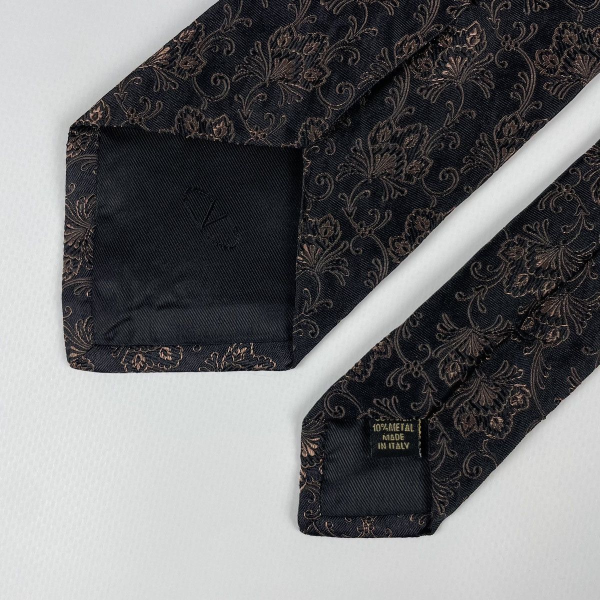 Valentino Valentino Abstraction silk/metal Tie Size ONE SIZE - 5 Thumbnail