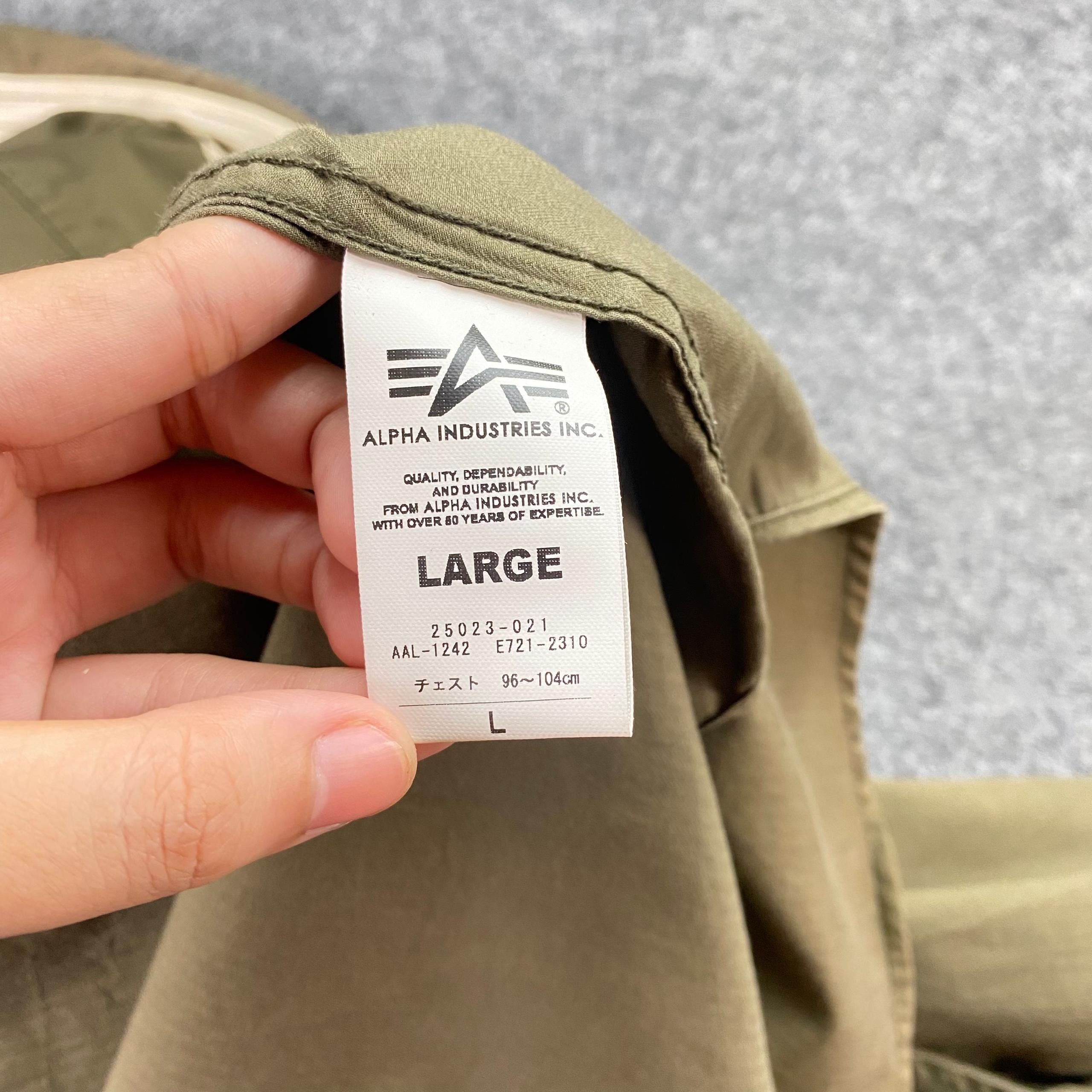 Alpha Industries Vintage Alpha Industry Millitary Army Jacket Size US L / EU 52-54 / 3 - 11 Thumbnail