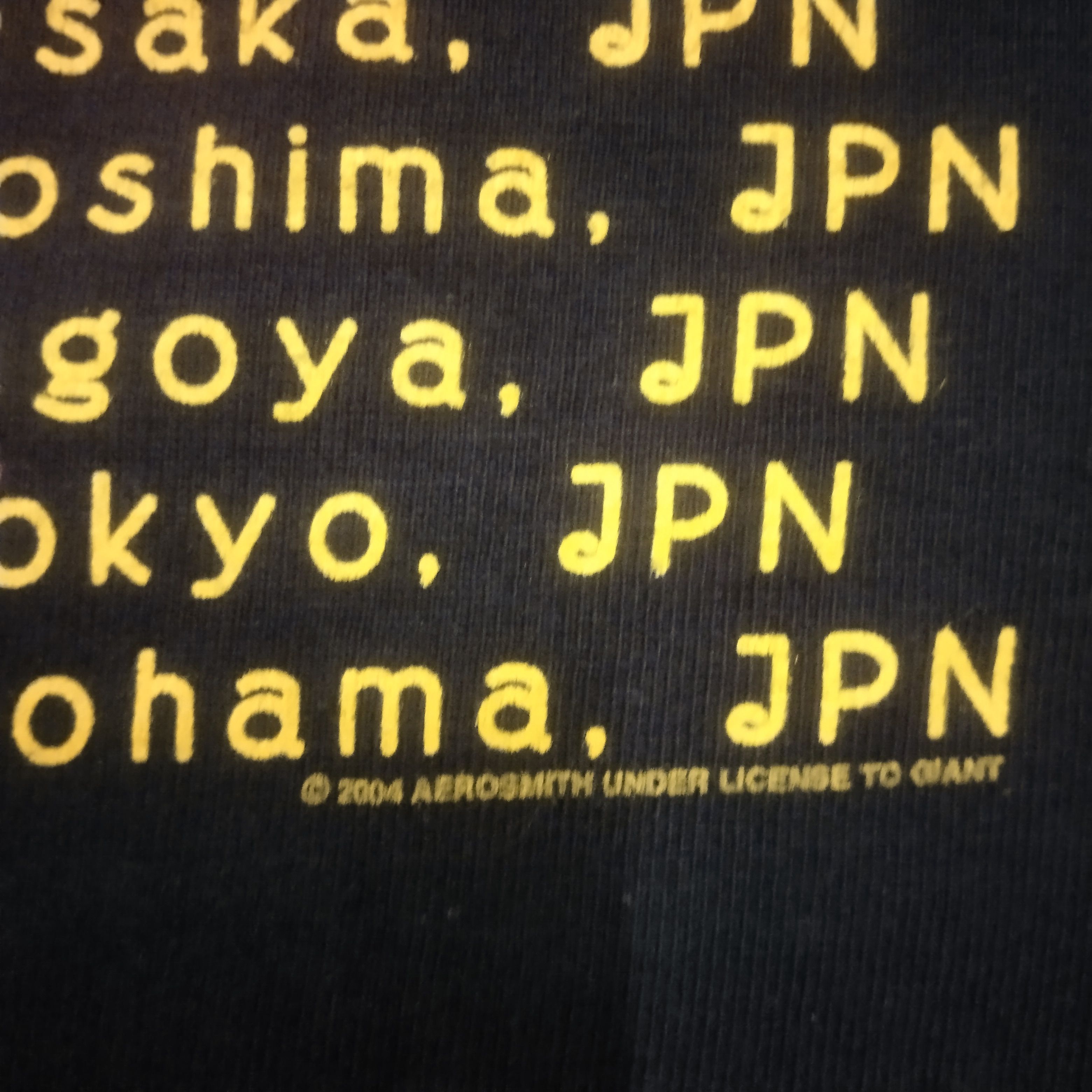 Band Tees Aerosmith Japan Tour 2004 Shirt Size US M / EU 48-50 / 2 - 8 Thumbnail