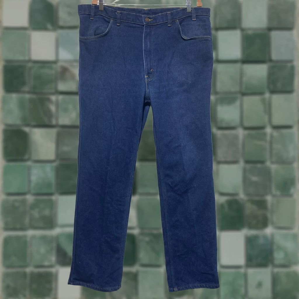 Levi's VINTAGE Levi's Jeans With A Skosh More Room Mens 40x31 Denim Blue 1980s USA Cotton Levi's Mens Jeans Size US 40 / EU 56 - 1 Thumbnail