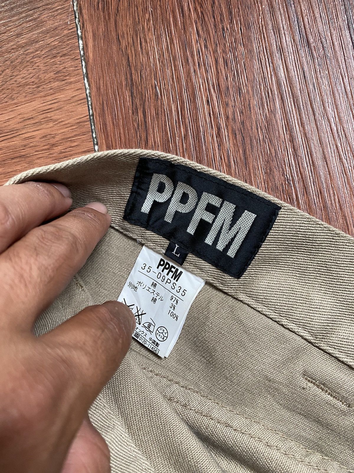 PPFM PPFM Curve Design Leg Pants Size US 35 - 7 Thumbnail