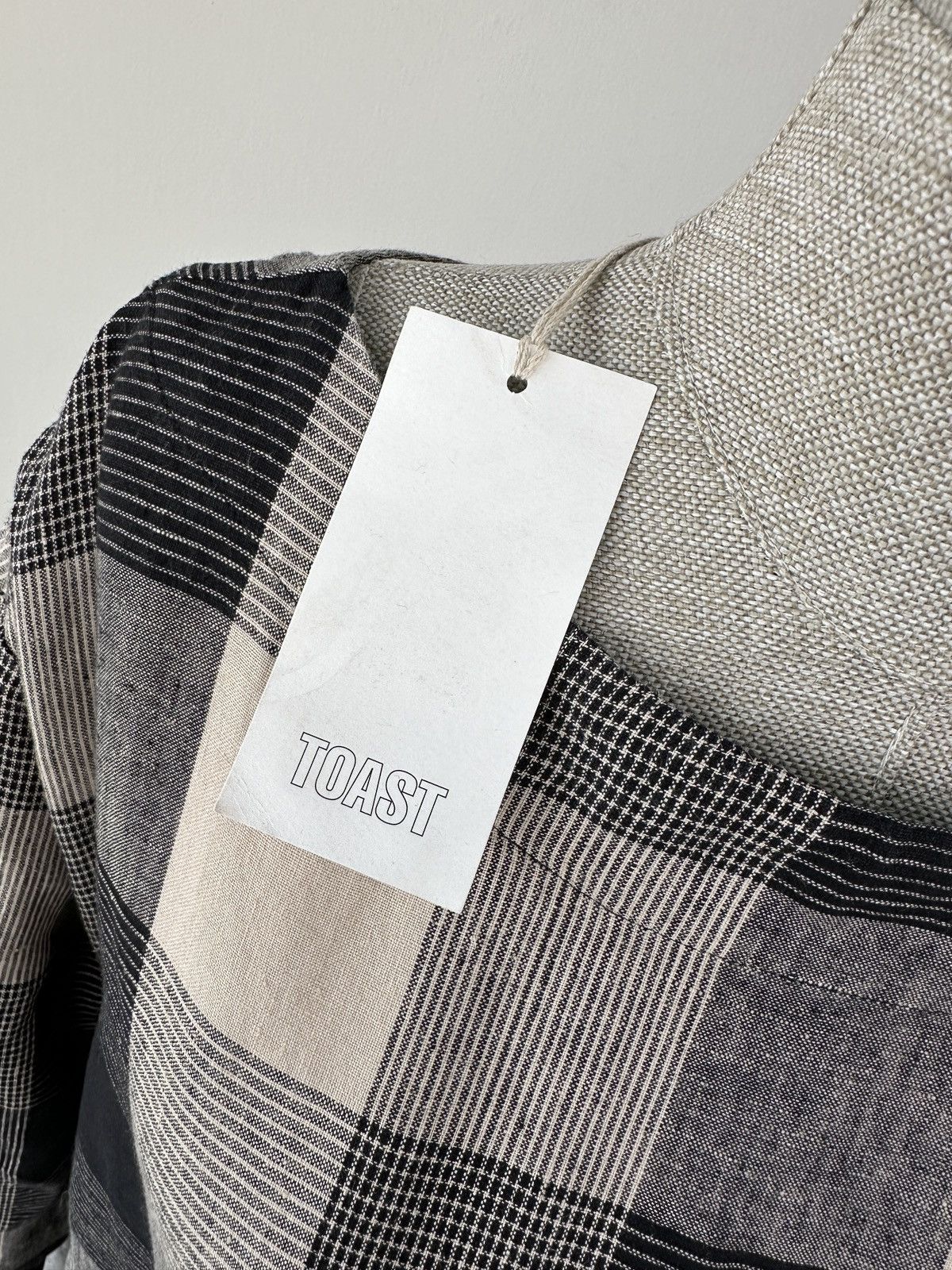 Other NWT TOAST Landscape Check Linen Dress Pockets Loose Fit Size S / US 4 / IT 40 - 13 Thumbnail