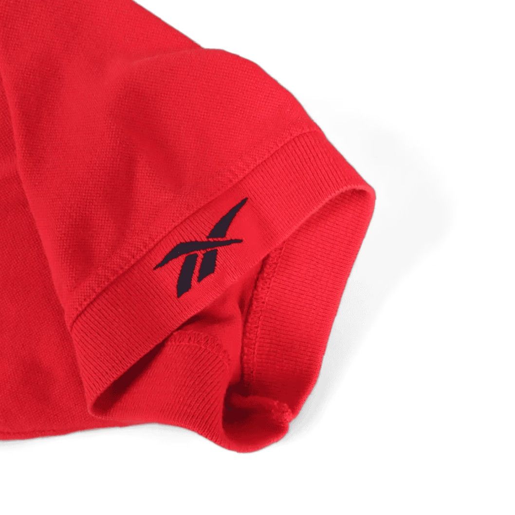Reebok VINTAGE Reebok Polo Shirt Mens Large Red 90s Golf Logo Polo Shirt Short Sleeve Cotton Size US L / EU 52-54 / 3 - 4 Thumbnail