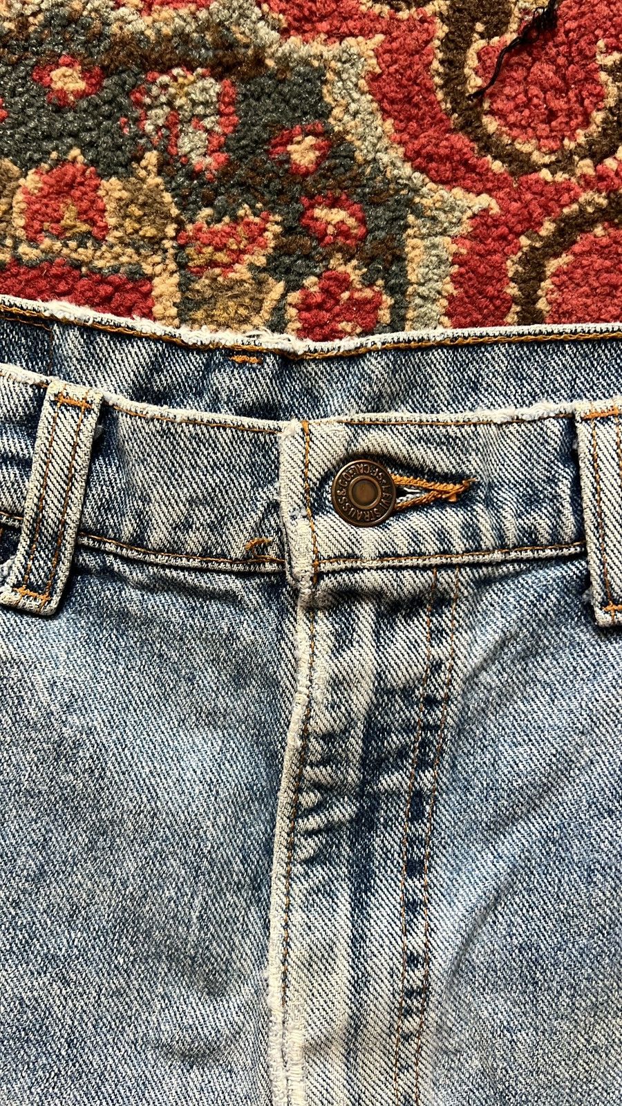 Levi's Vintage Clothing Levi cut off denim shorts Size US 33 - 5 Thumbnail