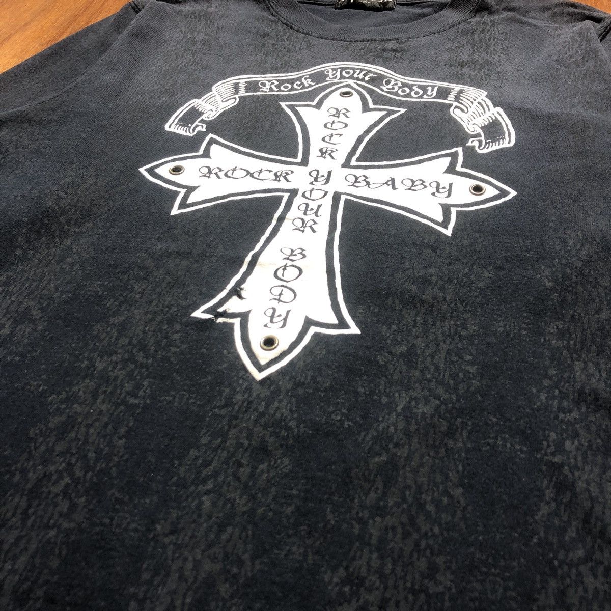 Japanese Brand × Seditionaries × Vintage Spinash Cross Logo Long Sleeve Tee Size US M / EU 48-50 / 2 - 4 Thumbnail