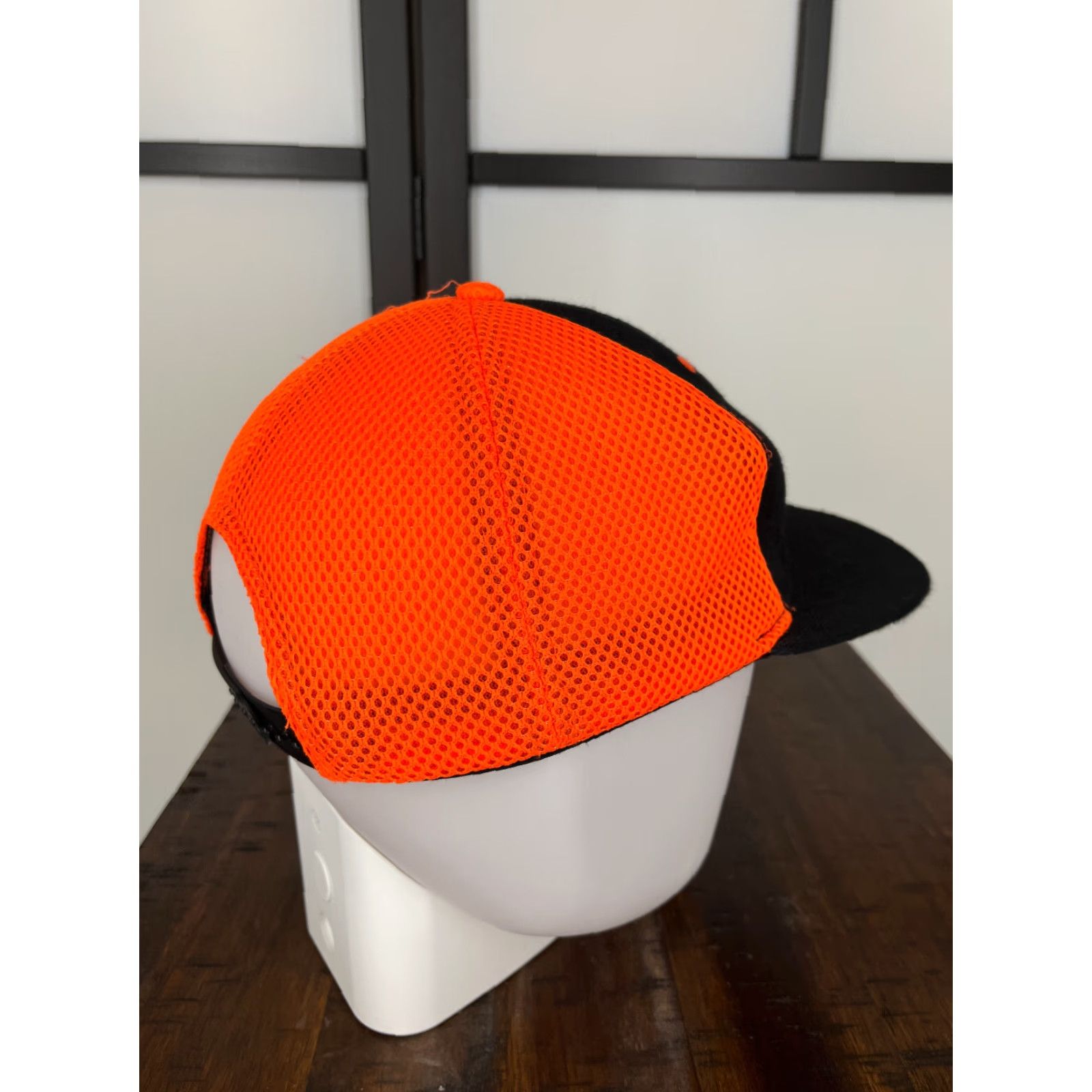 Vintage VINTAGE San Diego Gulls Hat Cap Snap Back Adult Black Orange Embroider Poly Trucker AHL Size ONE SIZE - 7 Thumbnail