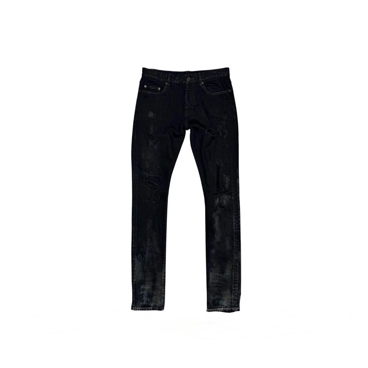 SAINT LAURENT PARIS FW14 OIL CRASH D02 DENIM
