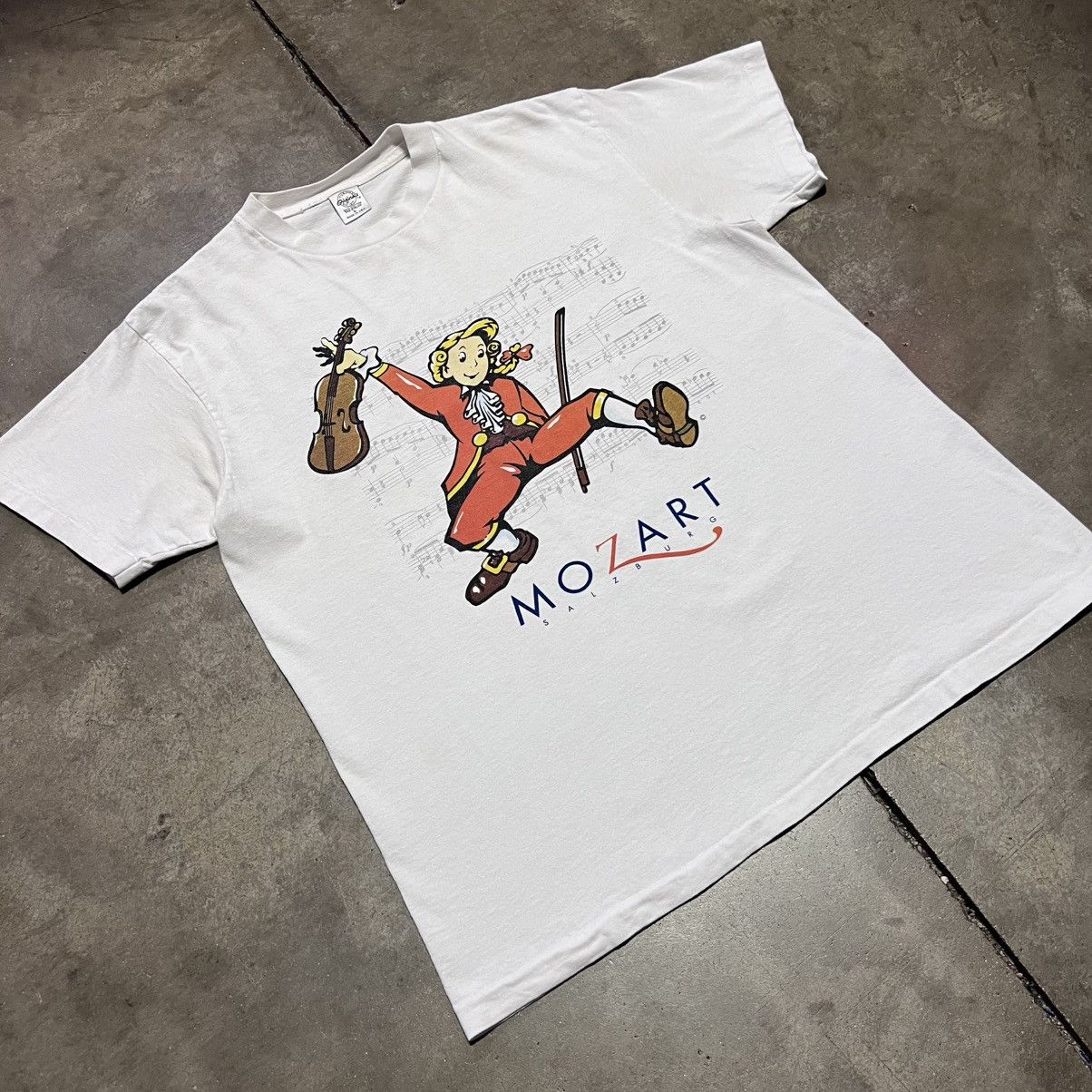 Vintage Vintage 90s Mozart Art Tee Classical Music Single Stitch USA Size US L / EU 52-54 / 3 - 2 Thumbnail