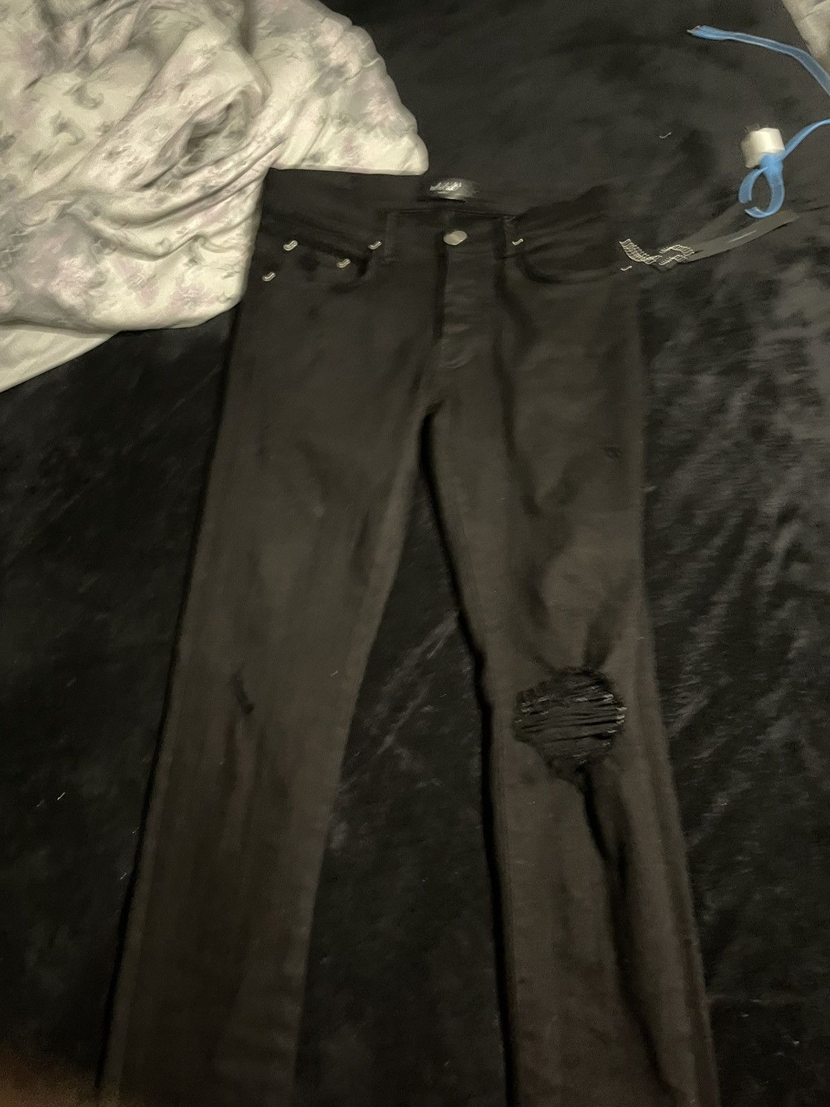 image of Amiri Jeans All Black, Men's (Size 31)