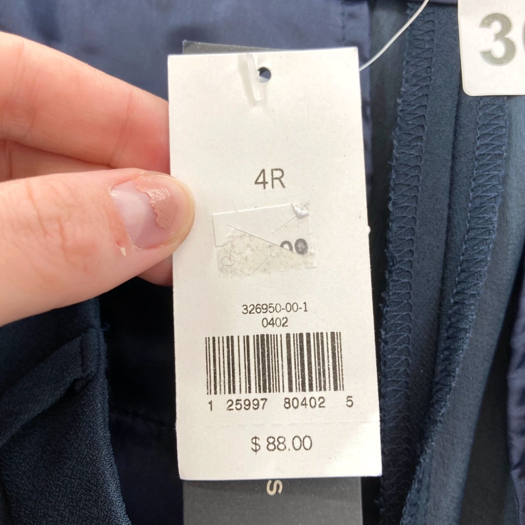 Banana Republic Banana Republic Avery Ankle Pants Women's 4 Navy Stripe Mid Rise NWT Pants Size 27" / US 4 / IT 40 - 6 Thumbnail