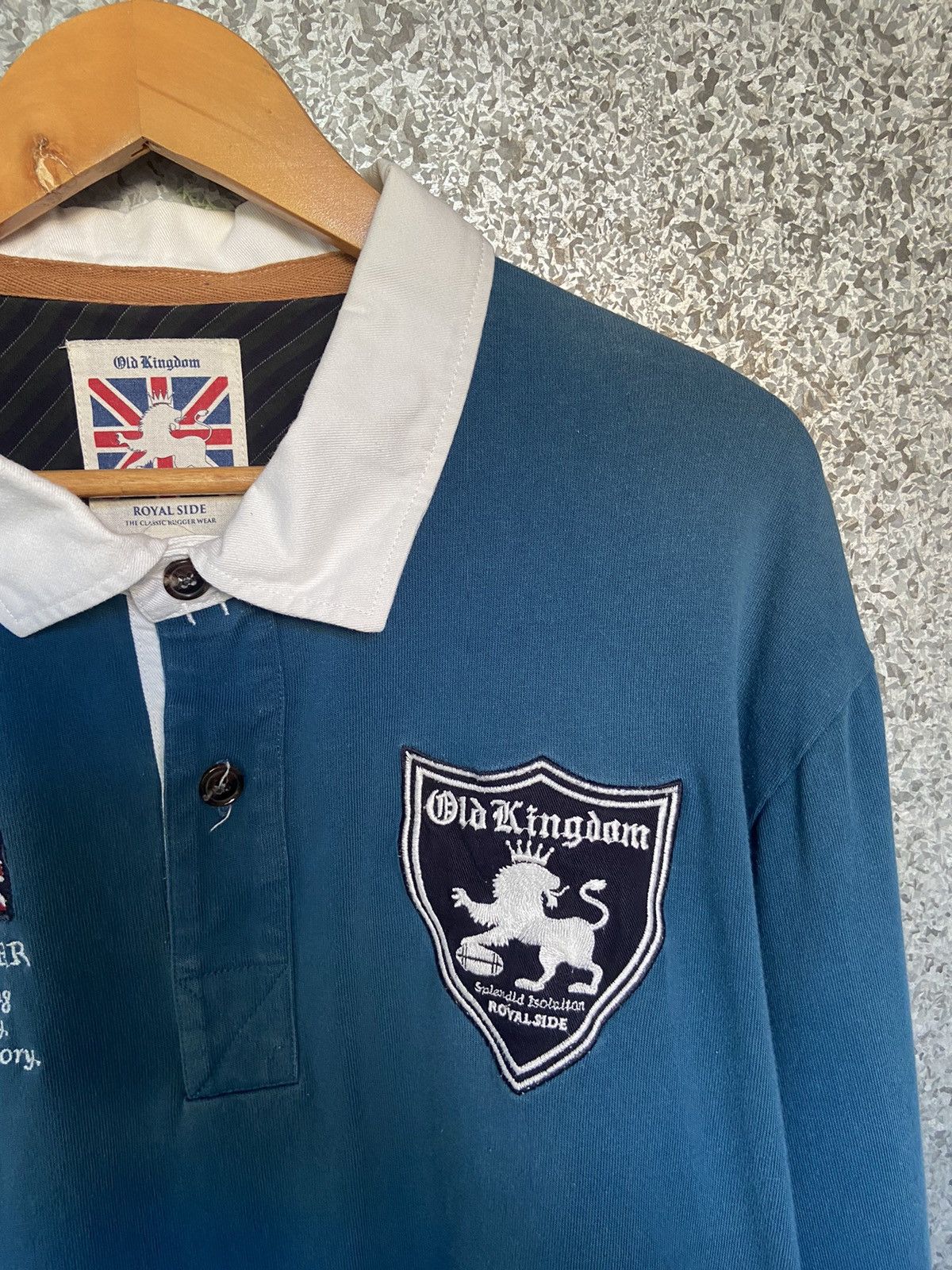 Japanese Brand 🔥 Old Kingdom Royal Side Rugby polos long sleeve Size US XL / EU 56 / 4 - 4 Thumbnail
