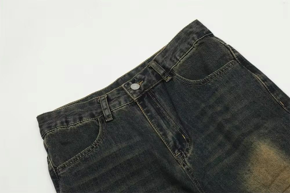 Jean × Vintage Vintage Wide Leg Flare Jeans Size US 31 - 7 Thumbnail
