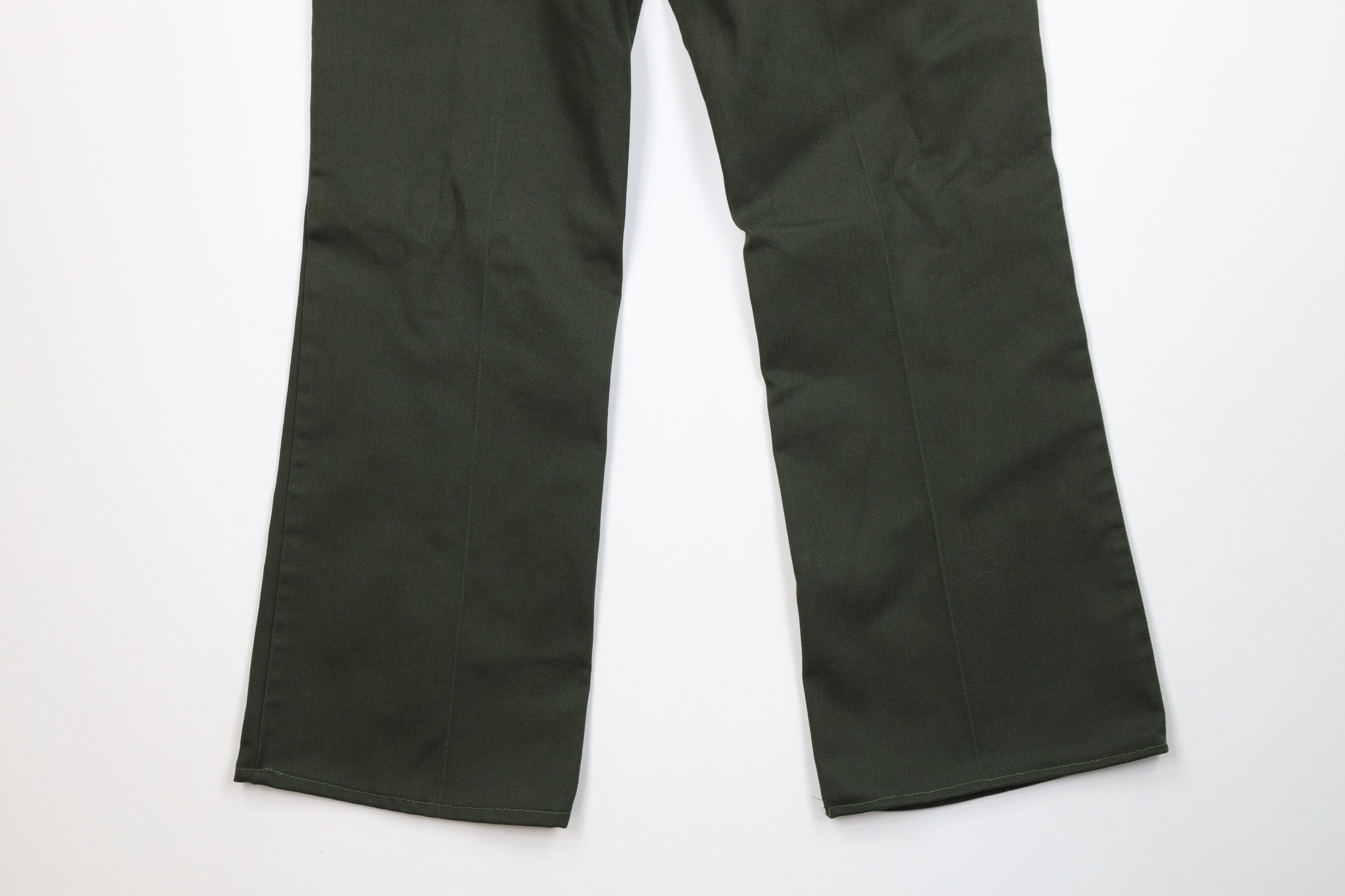Vintage Vintage 70s Streetwear Wide Leg Bell Bottoms Jeans Green USA Size US 36 / EU 52 - 11 Thumbnail
