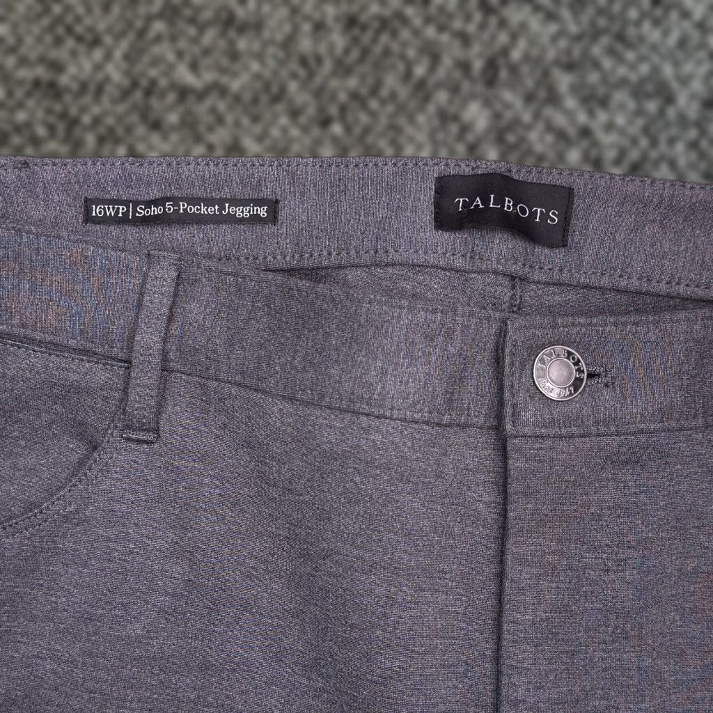 Talbots Talbots SoHo 5 Pocket Jegging Jeans Womens 16W Petite Gray High Rise Stretch Jegging Jeans City 5-Pocket Womens TS SoHo Vintage No Size 38" / US 16 / IT 52 - 1 Thumbnail