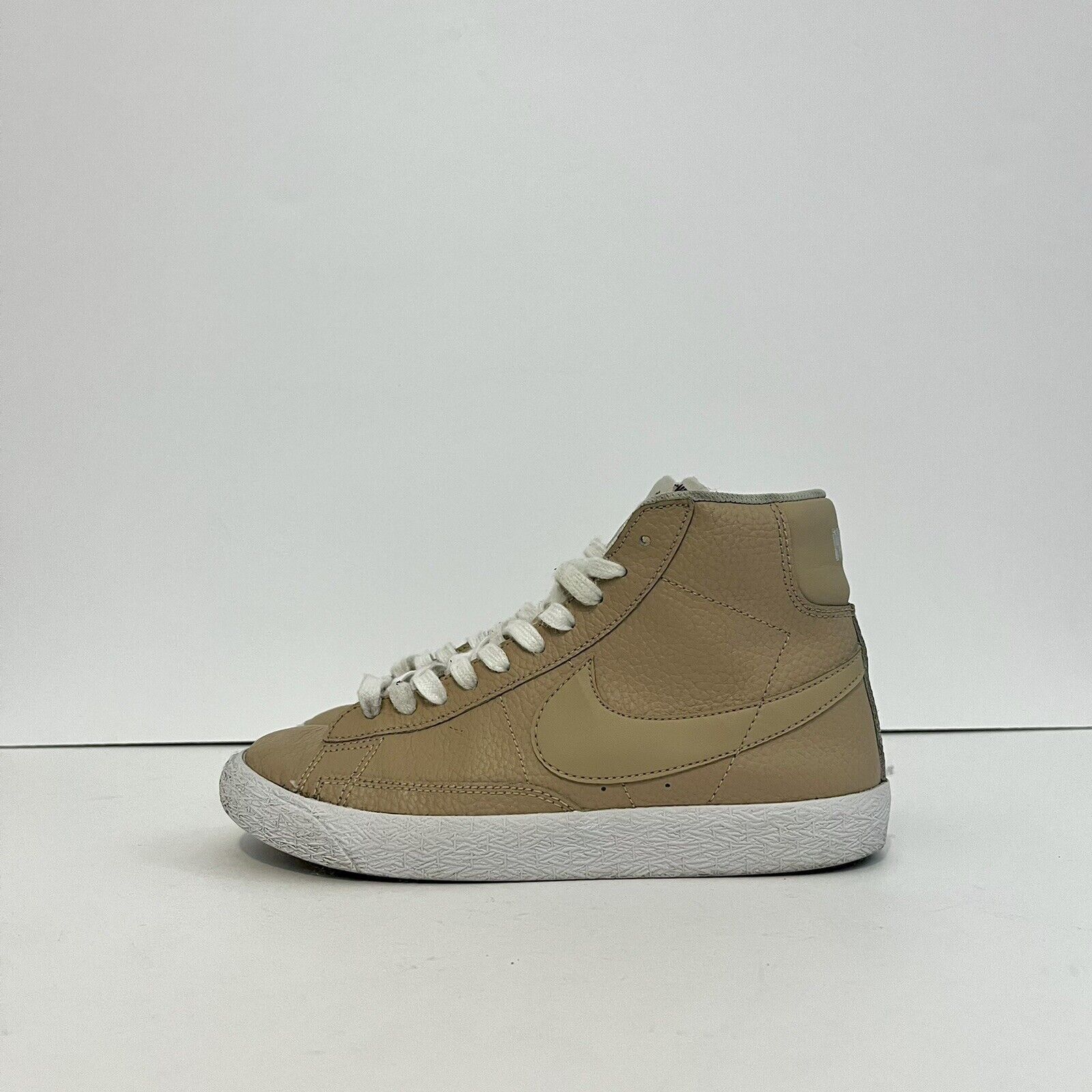 Nike 2016 Nike Blazer Leather Mid GS Linen 895850 202 Rare 5Y 6.5 Size US 6.5 / IT 36.5 - 1 Thumbnail
