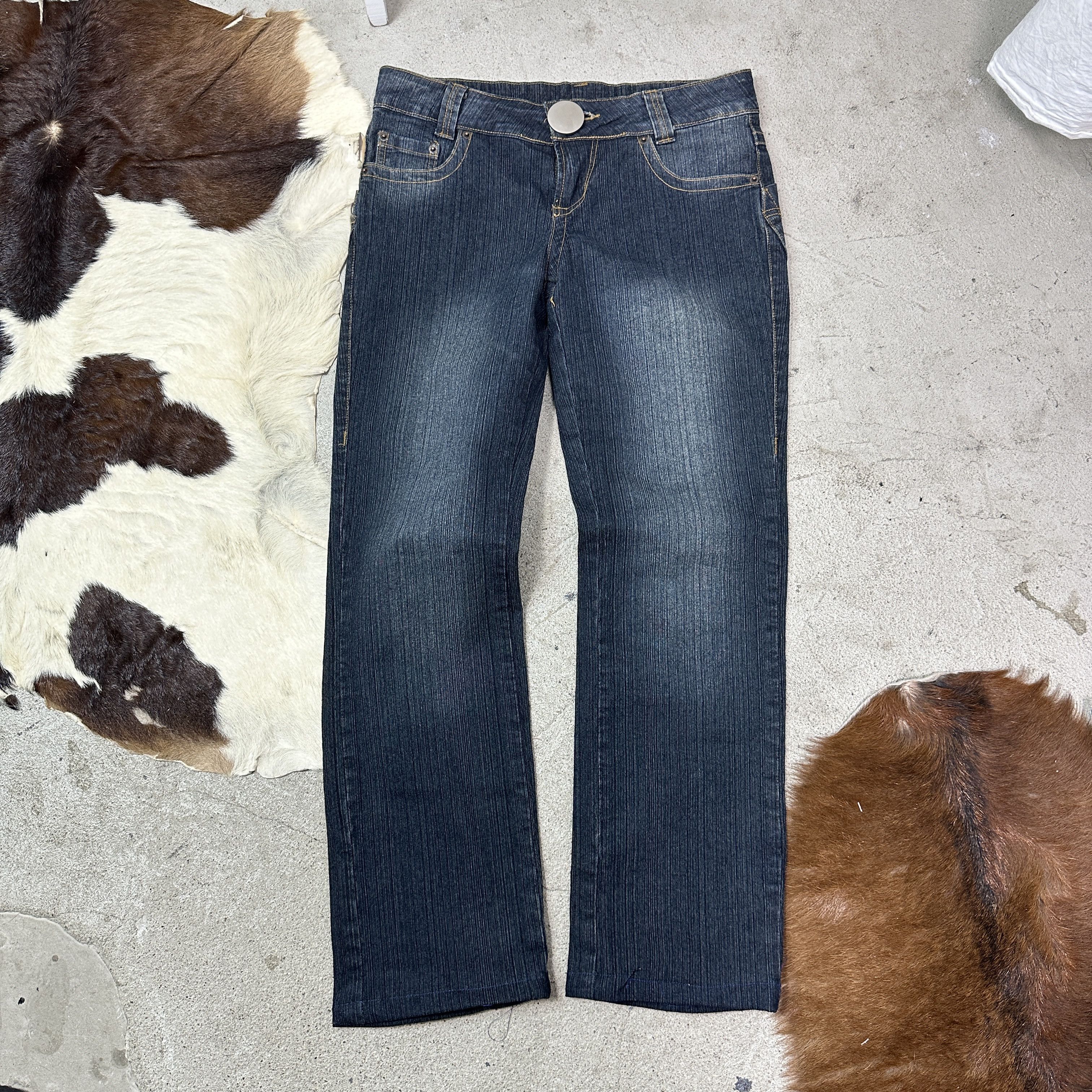 Vintage Vintage Denim Streetwear Washed Flared Jeans Pants Y2K Size 26" / US 2 / IT 38 - 5 Thumbnail